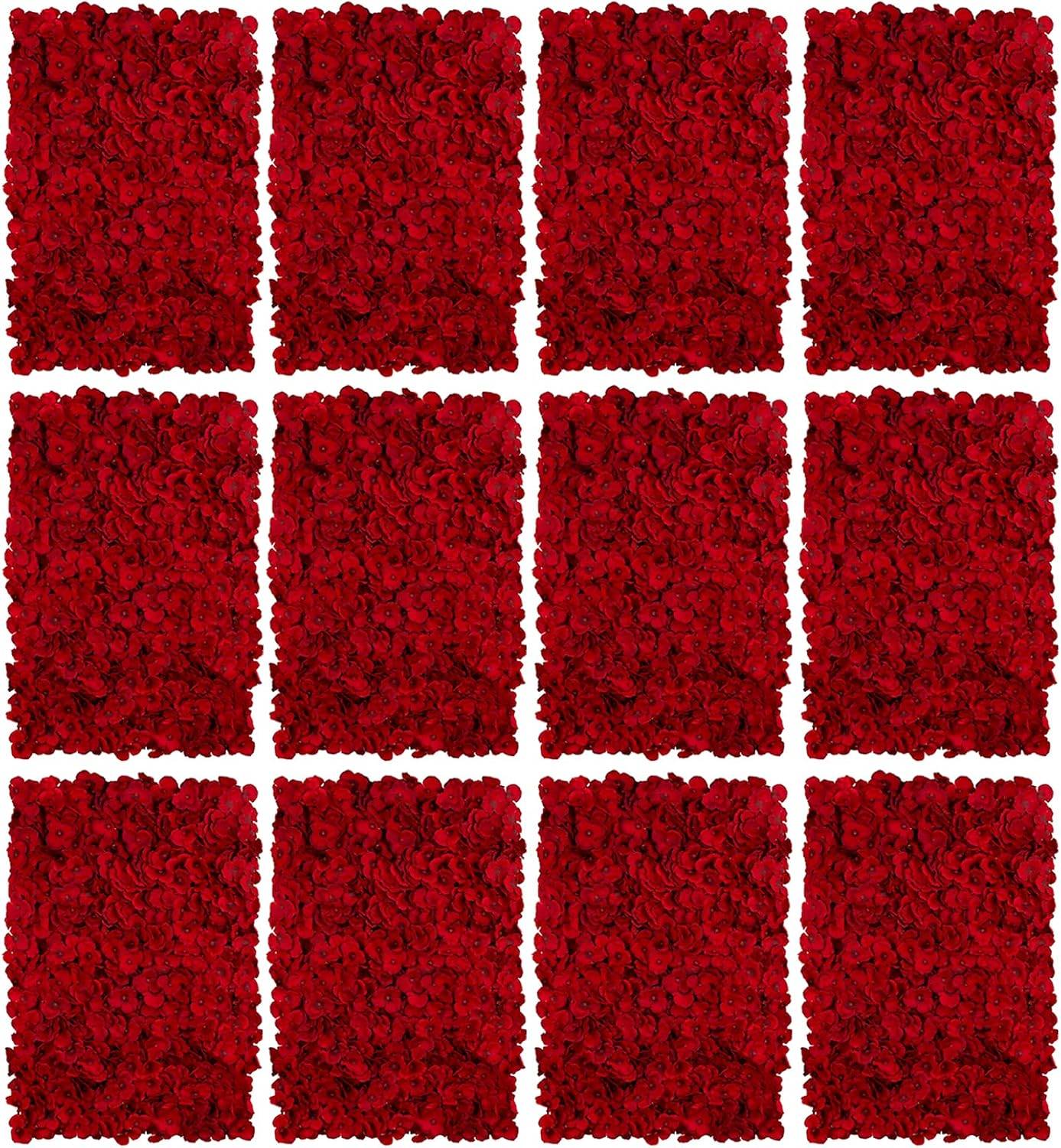 Blossom Red Artificial Floral Backdrop for Party - photo 2