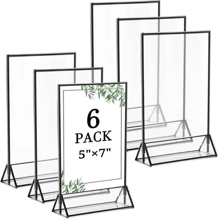 Clear Acrylic Sign Holders