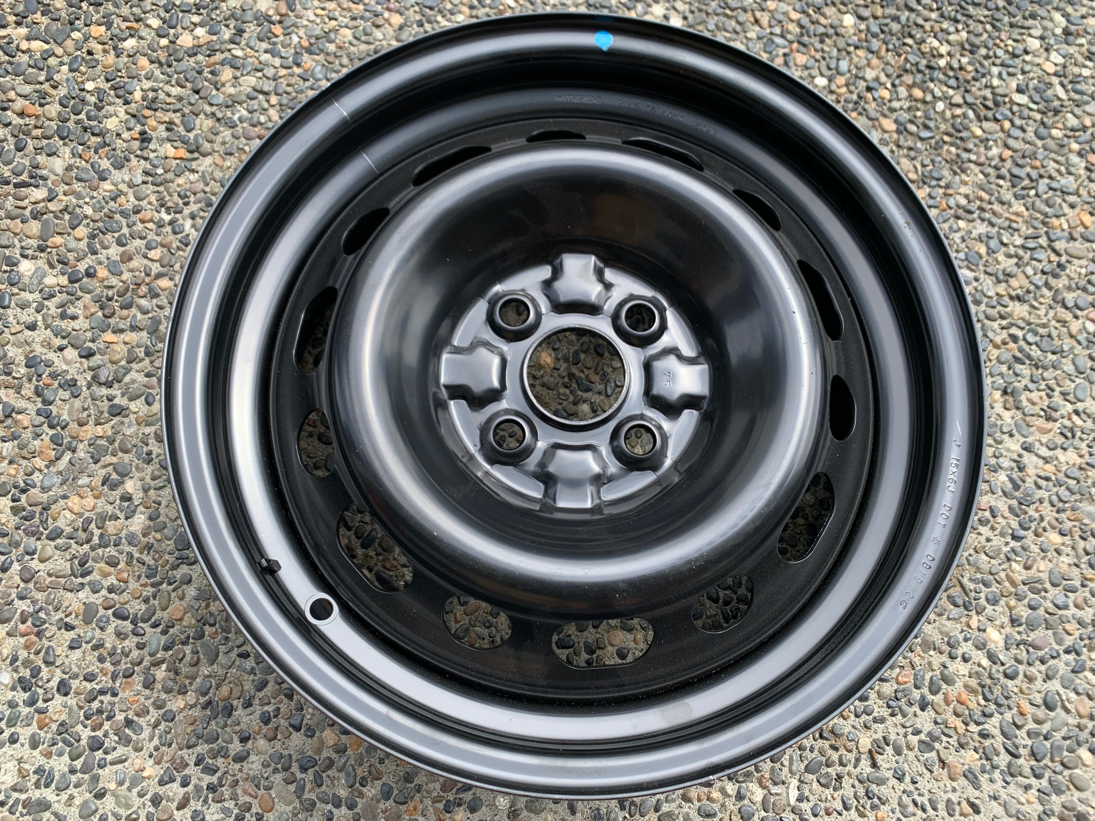 Set of Brand new Factory Steel Mazda 2 15X6" 4x100 ET45 rims