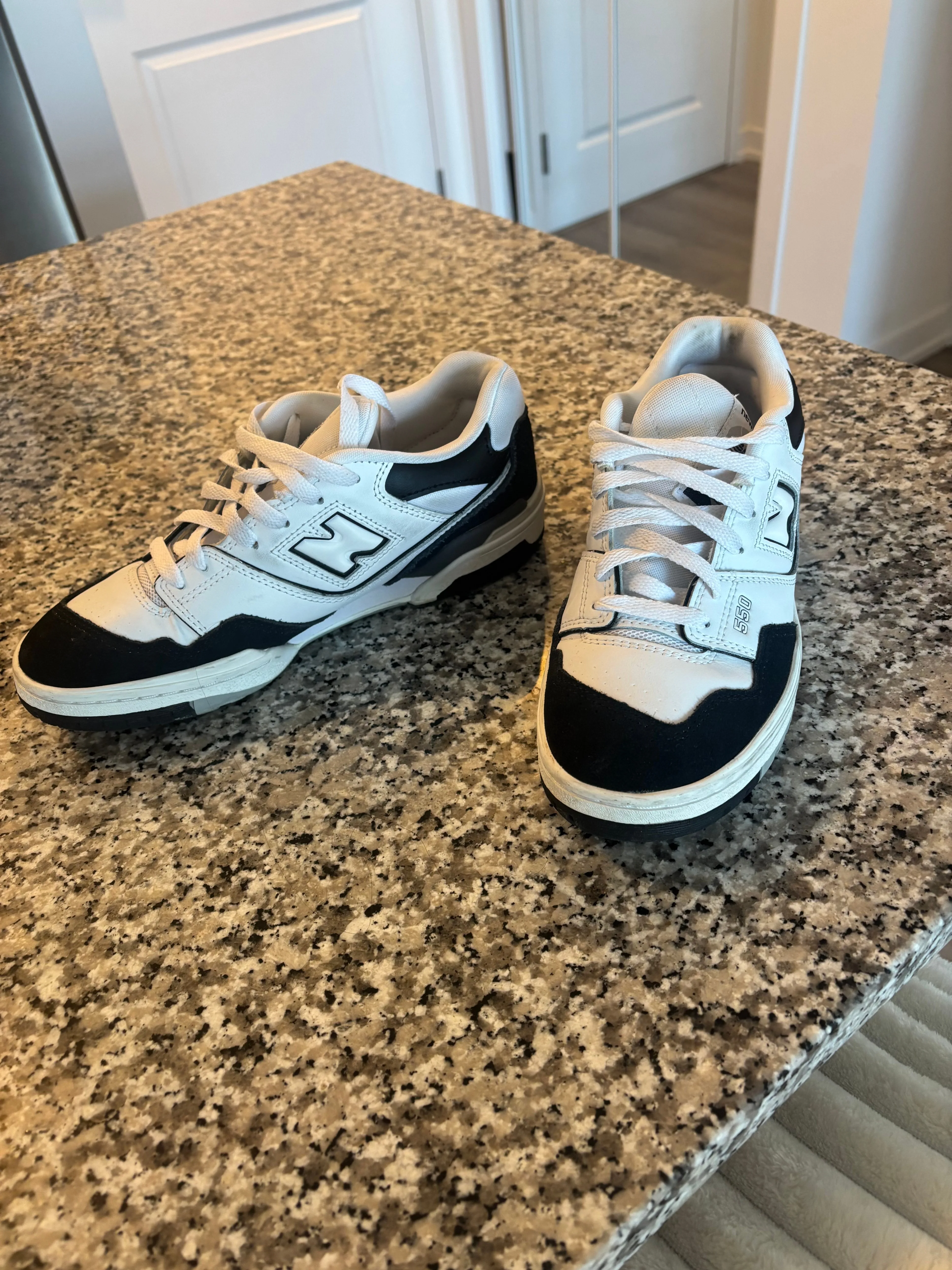 New Balance 550 GS “White/Black Rain Cloud” — US 7