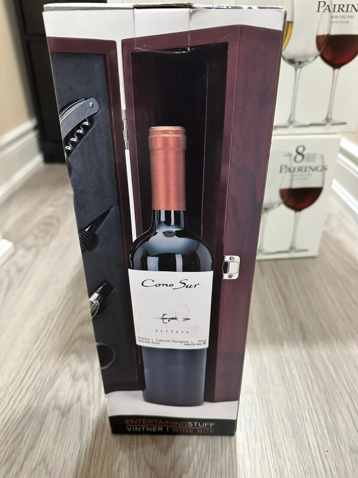 [BRAND NEW] Wine Box Set - Black image indicator(5)