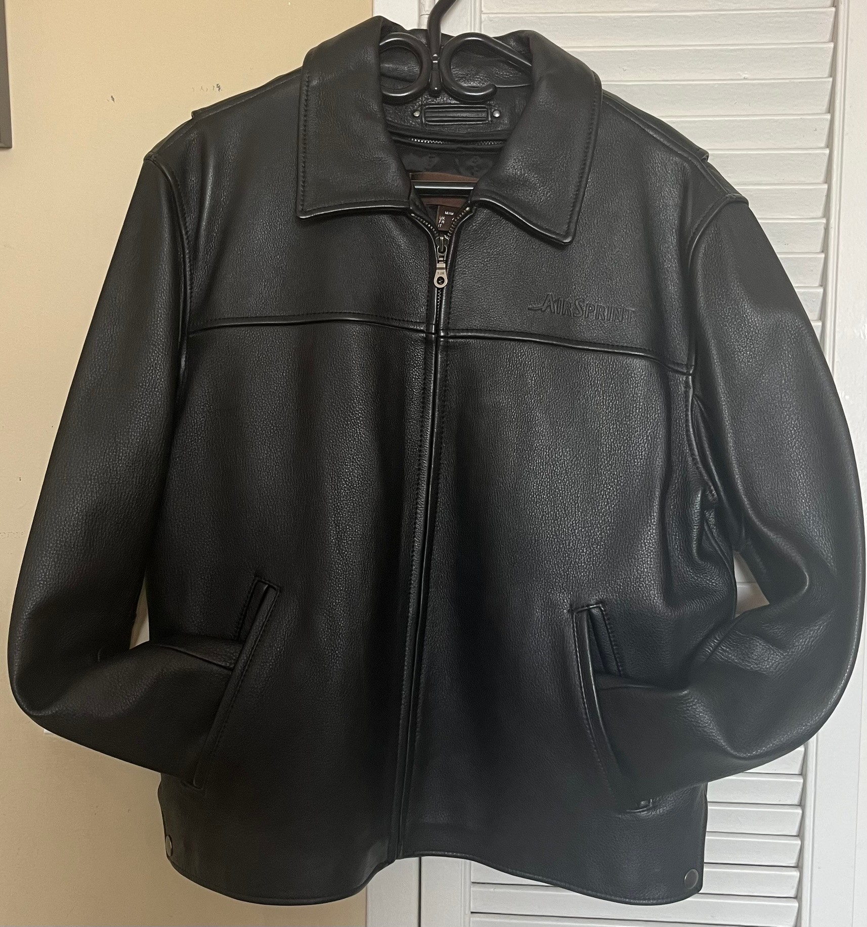 USED Danier Men’s Black Leather Jacket (Sold As-Is)