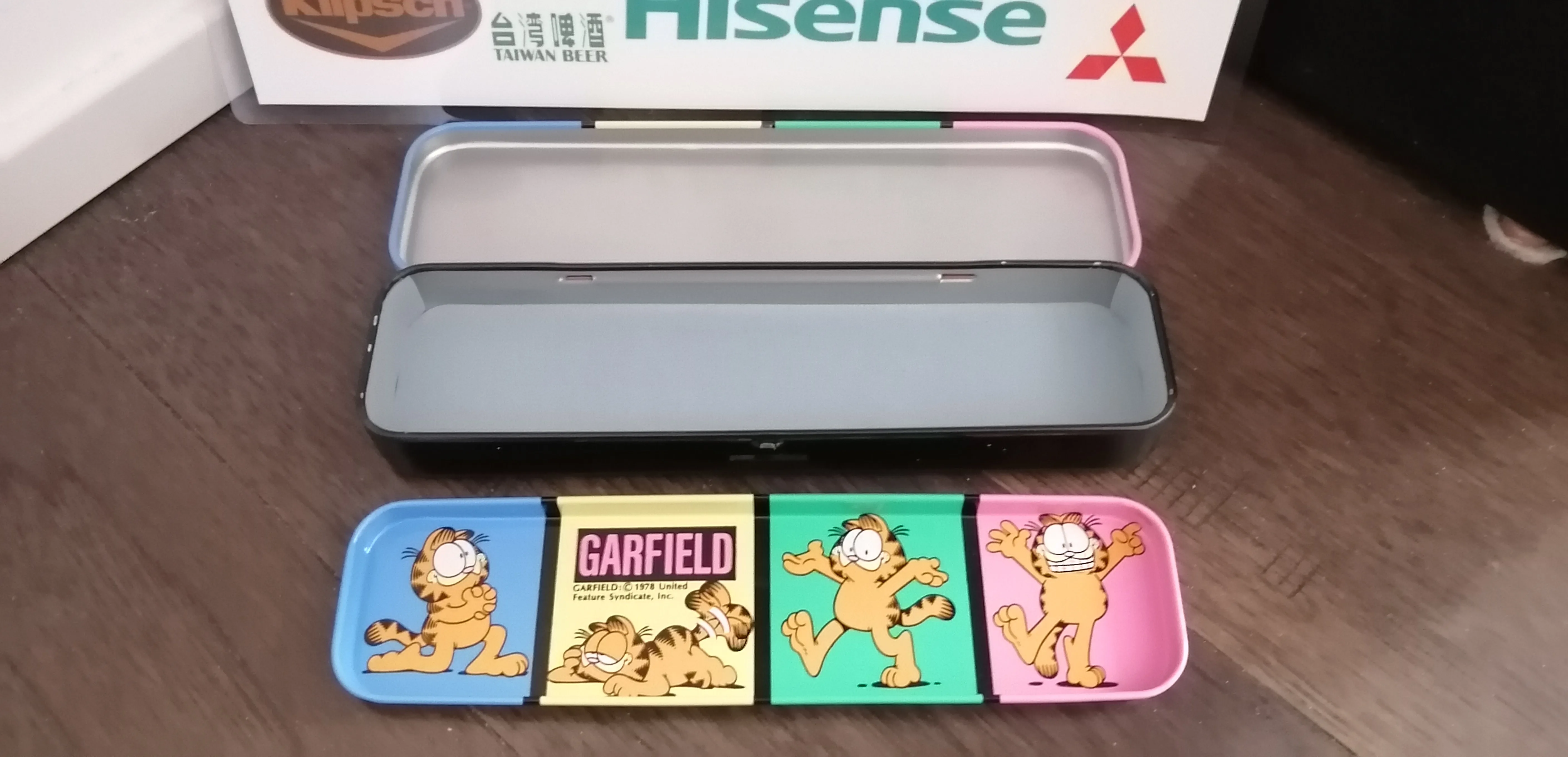 MINT COLLECTORS ITEM Garfield Metal Pencil Case GPC-315 image indicator(2)
