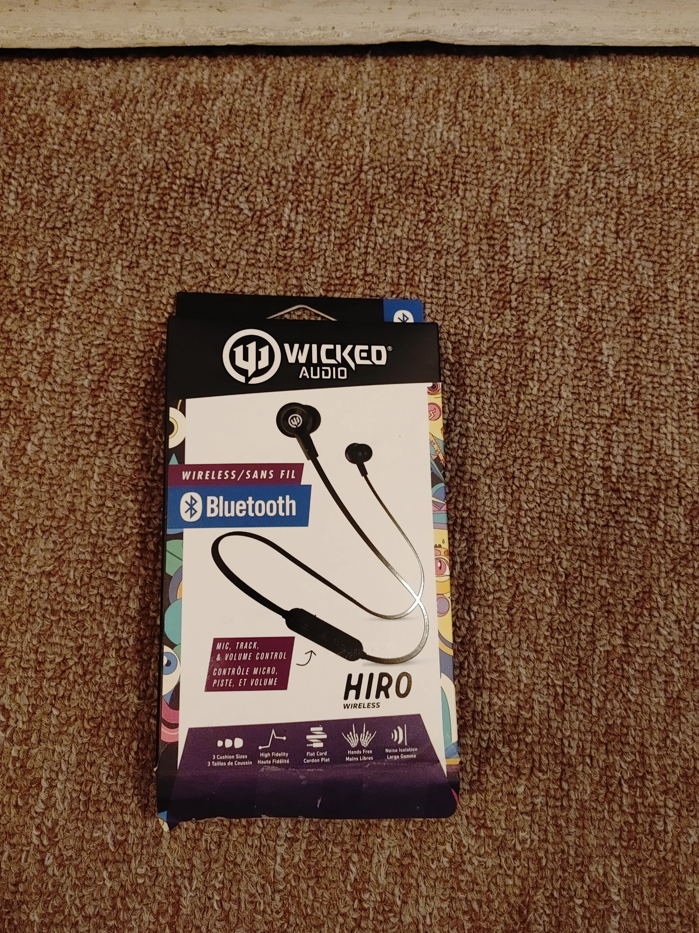 Wicked Audio Hiro Wireless Headphones Black