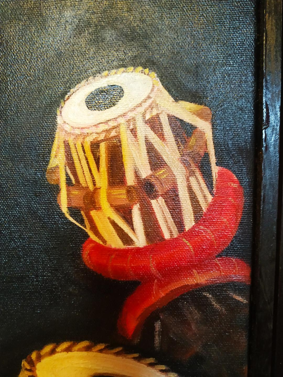 Sale on Indian Music painting /Art( 24x 6 Inchesx 3) - photo 3
