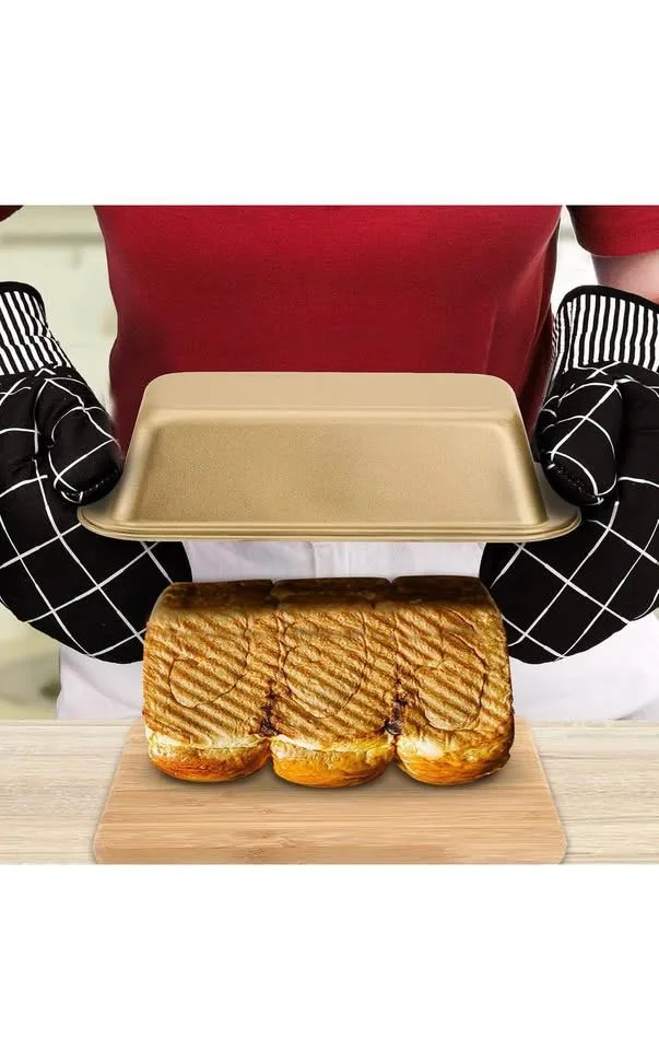 Baking Pans, Cake Pans, Bread Pans Nonstick Loaf Pan (set of 6) image indicator(3)