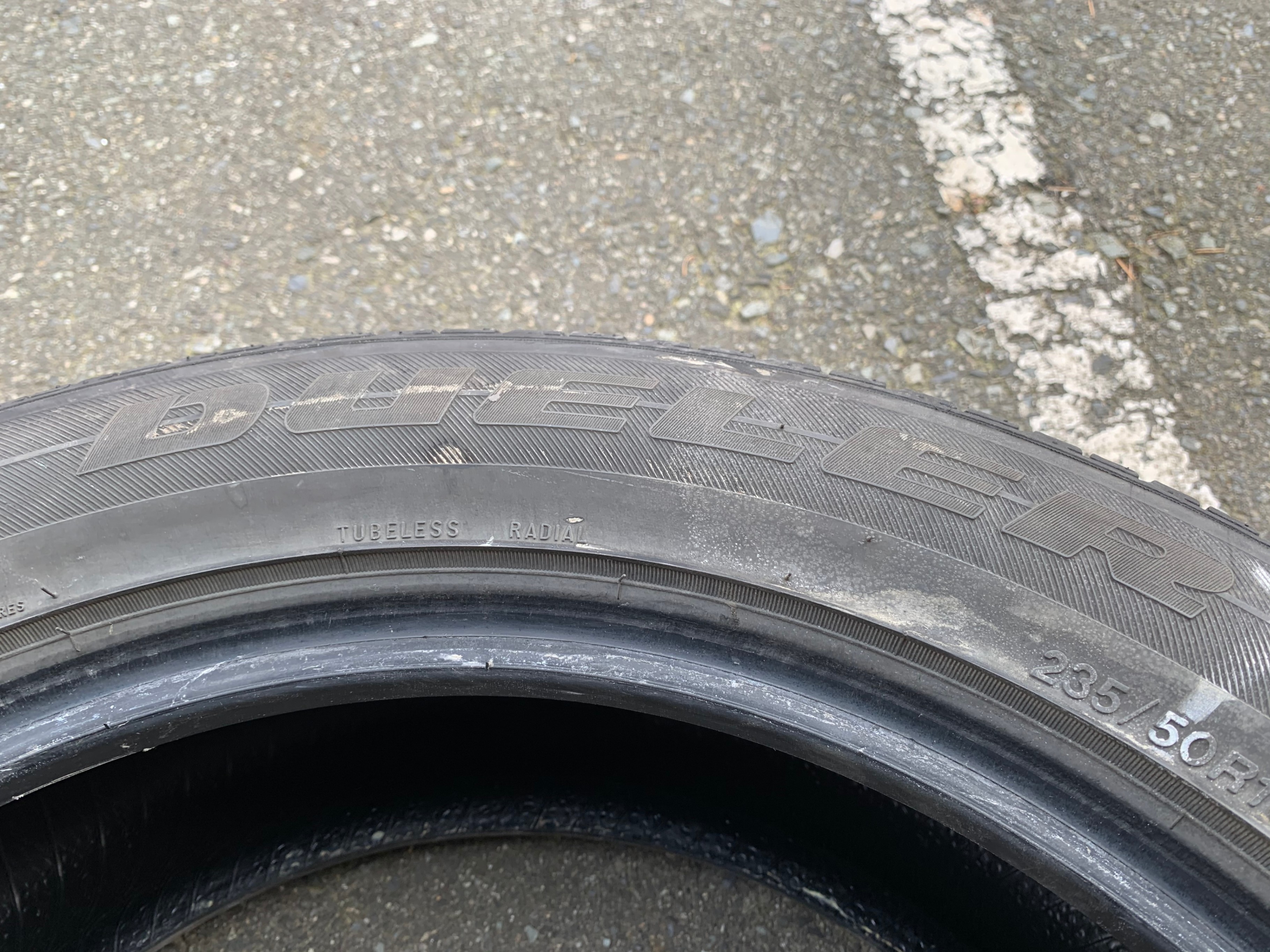 1 x single 235/50/18 Bridgestone dueler HL 422 ecopia 50% tread - photo 5