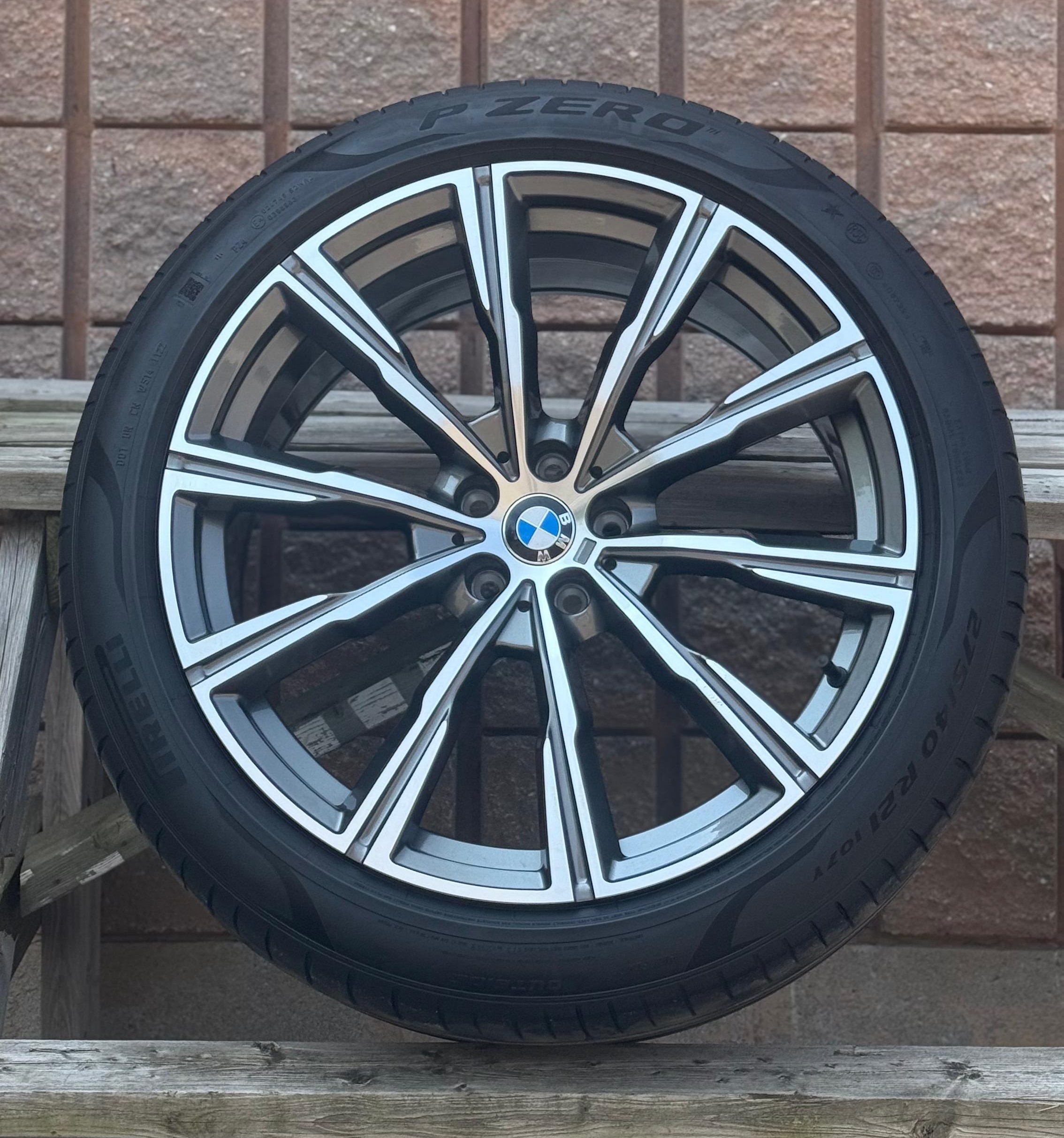 NEW FORGED 21"BMW X5/ X6- 740M reps(5x112)+SNOWS+TPMS