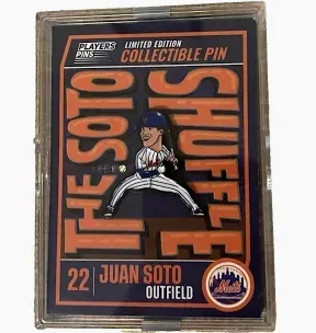 NEW YORK METS  JUAN SOTO COLLECTIBLE PLAYERS PINS SGA 4/5/25 thumbnail