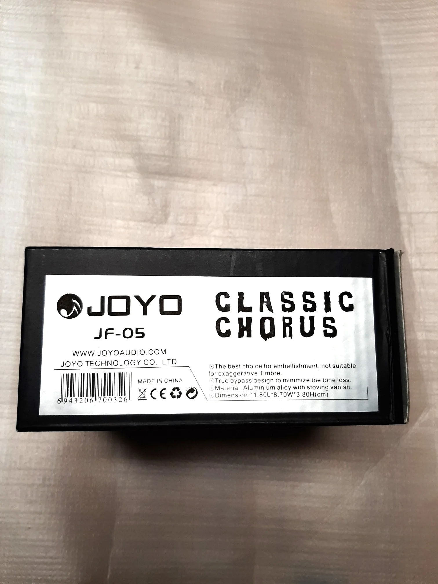 Joyo JF-05 Classic Chorus Guitar Pedal Warm, Vintage image indicator(3)