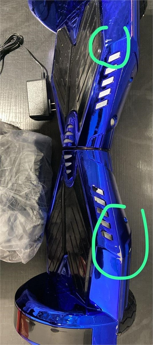 8" Off-Road Hoverboard – Bluetooth, LED Lights, Blue - photo 5