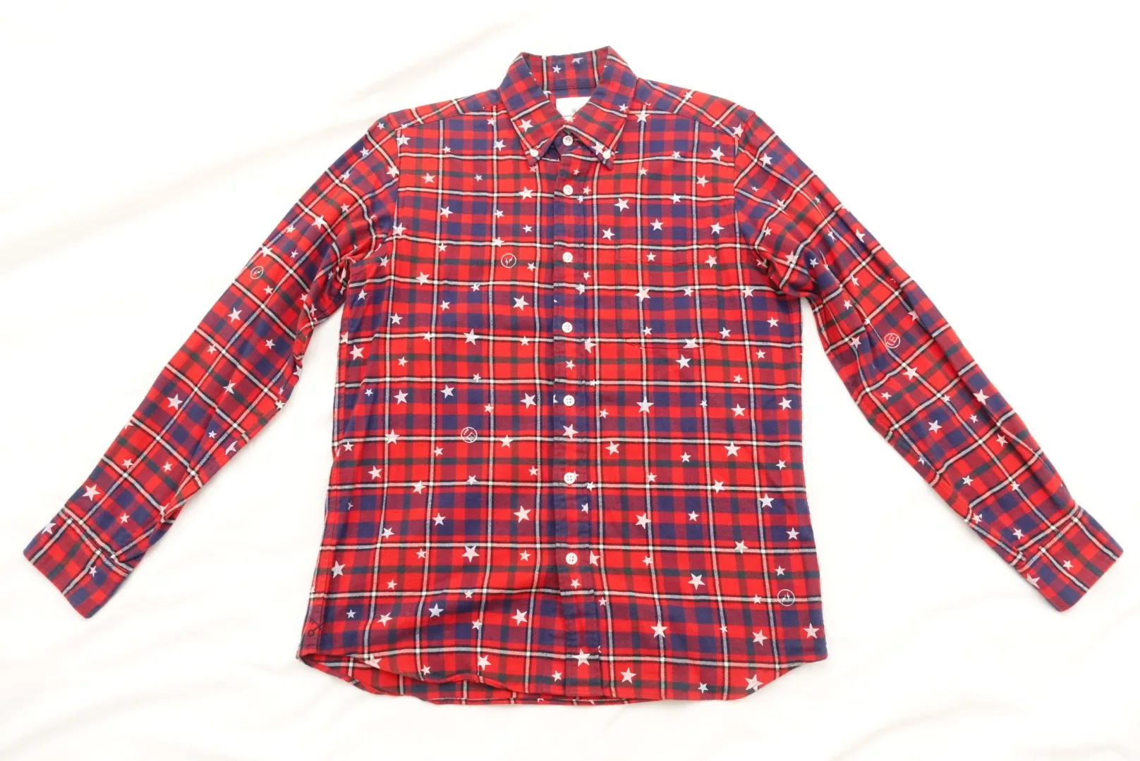 Uniform Experiment Star Flannel Plaid Shirt - Size 1 thumbnail