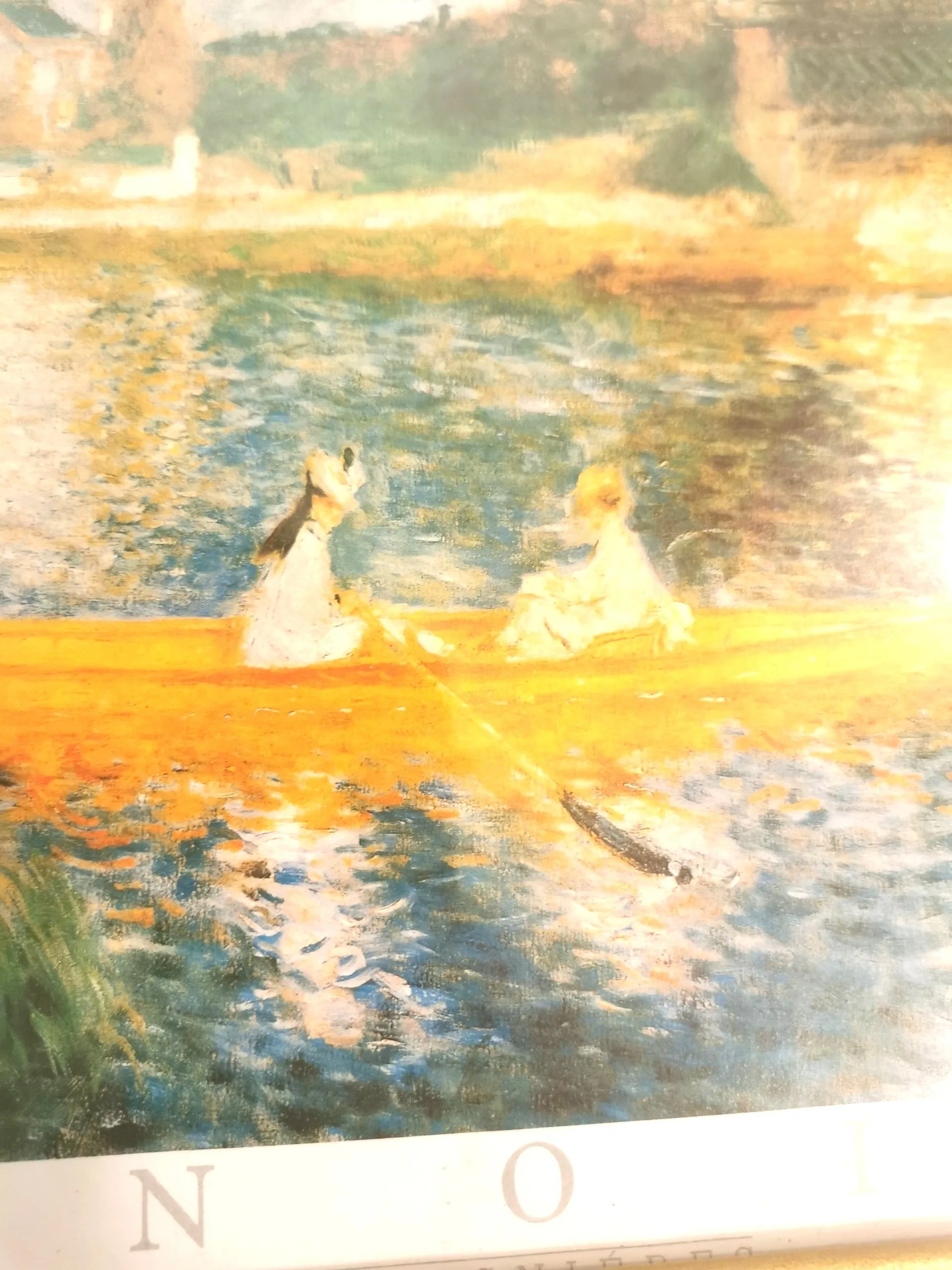 Pierre-Auguste Renoir "The Skiff" Gold Framed Print image indicator(2)