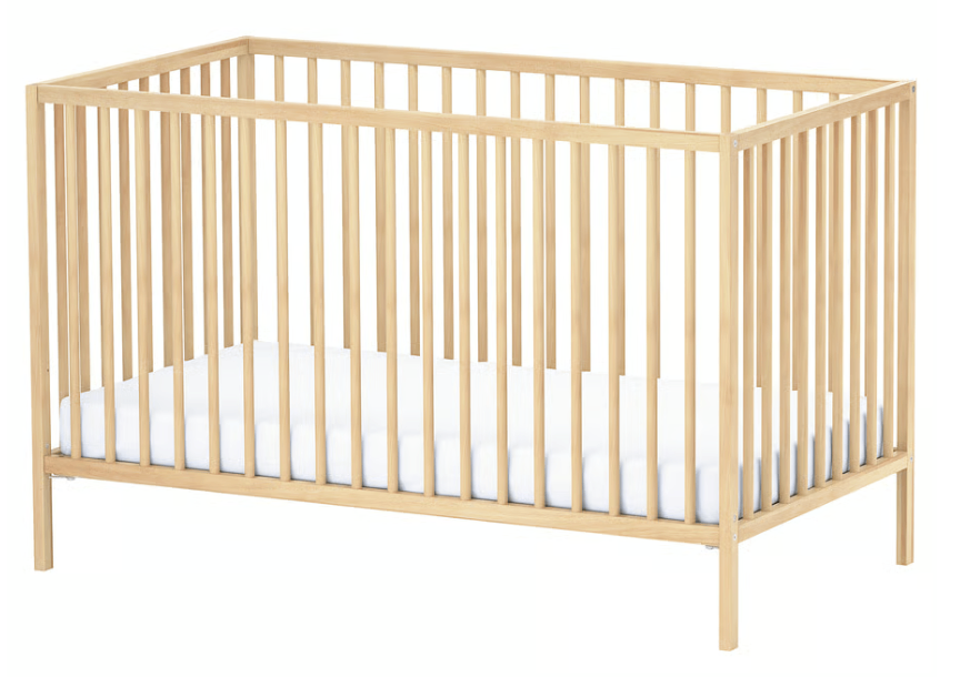 IKEA SNIGLAR Crib – Assembled Once, Never Used, Mint Condition