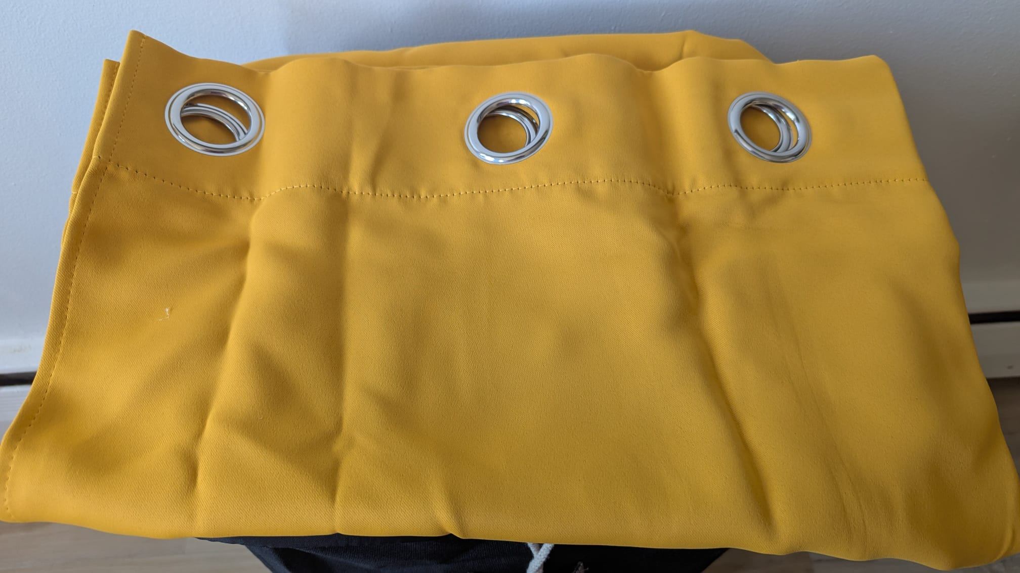 Musturd Yellow Blackout Curtain