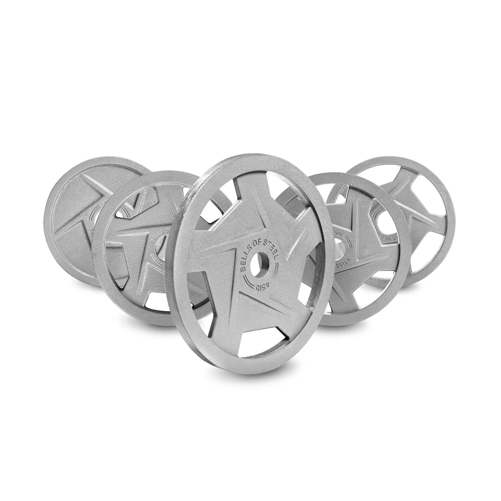 Bells of Steel Mighty Gray Olympic Weight Plates ($1.5/lb) thumbnail