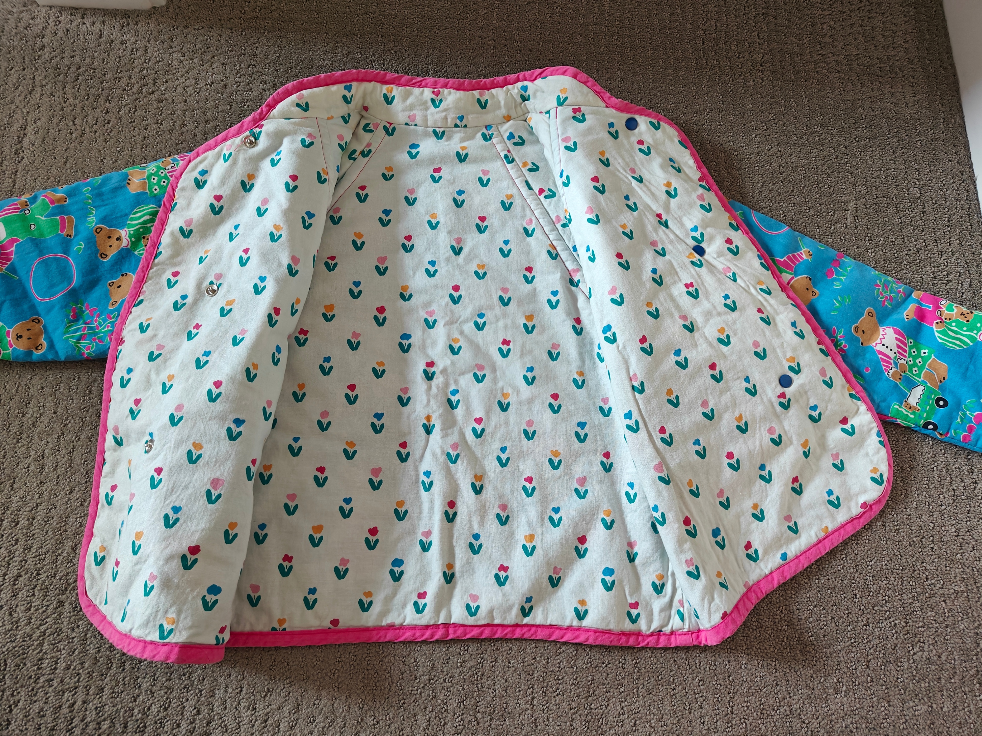 Scallywags Vintage Reversible Jacket Girl Child Clothes - Size 8 - photo 3