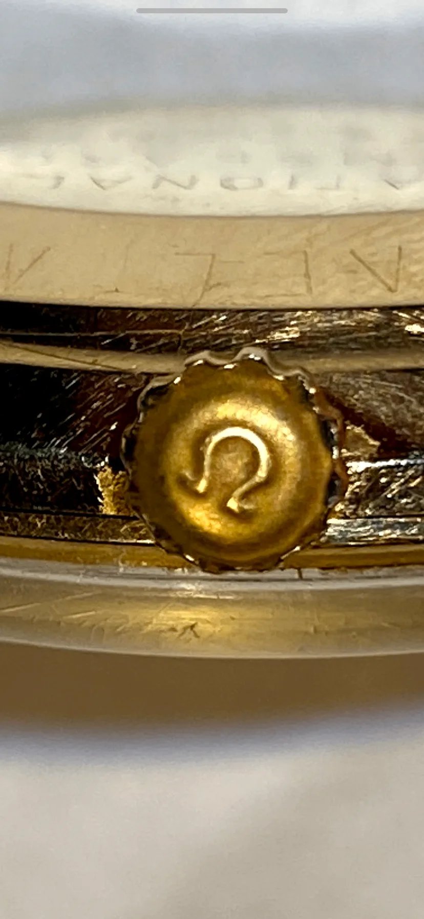 Omega 14K Gold Watch - 1970's vintage, working, leather strap image indicator(10)