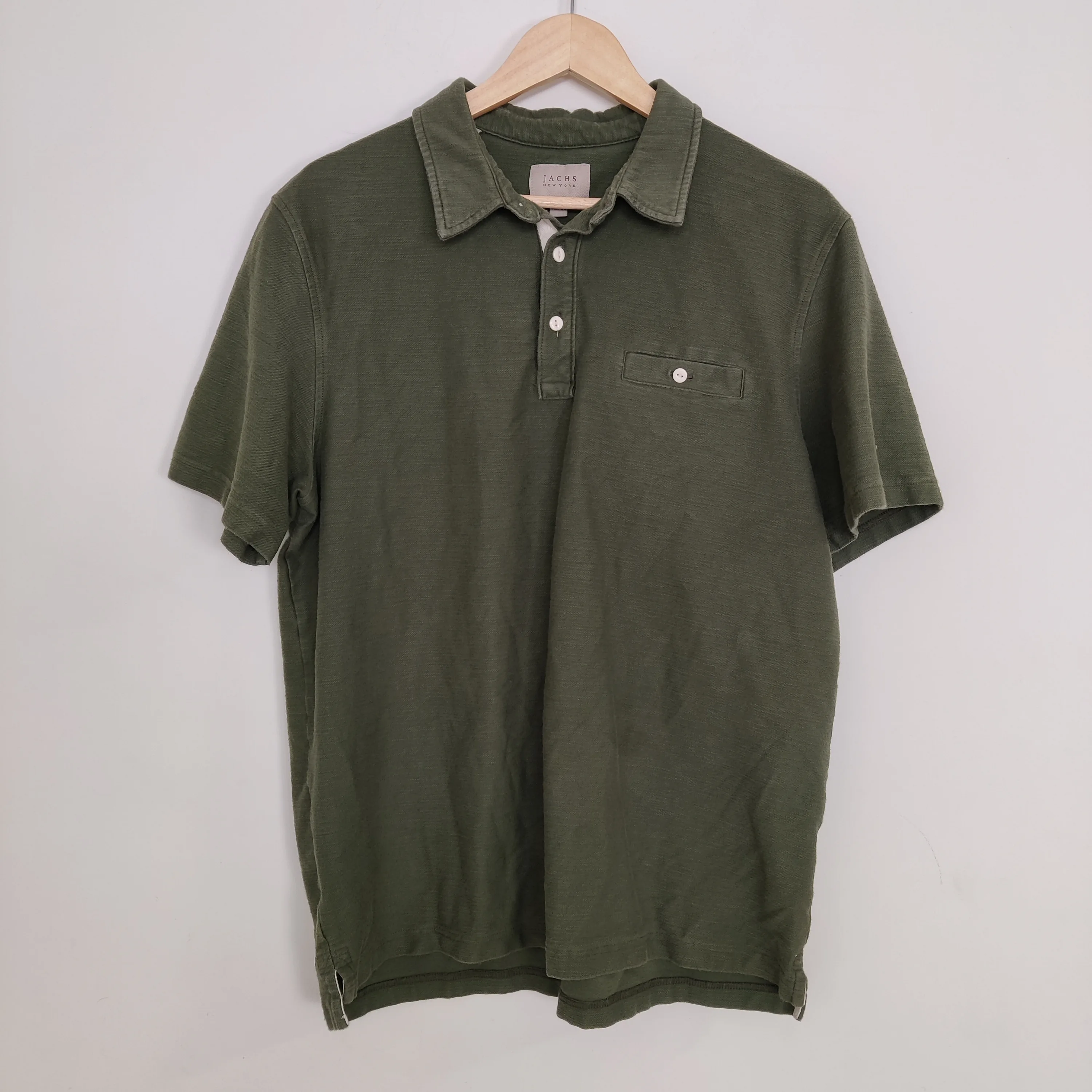 Jachs New York Men's Green Polo Size XL Old Money thumbnail