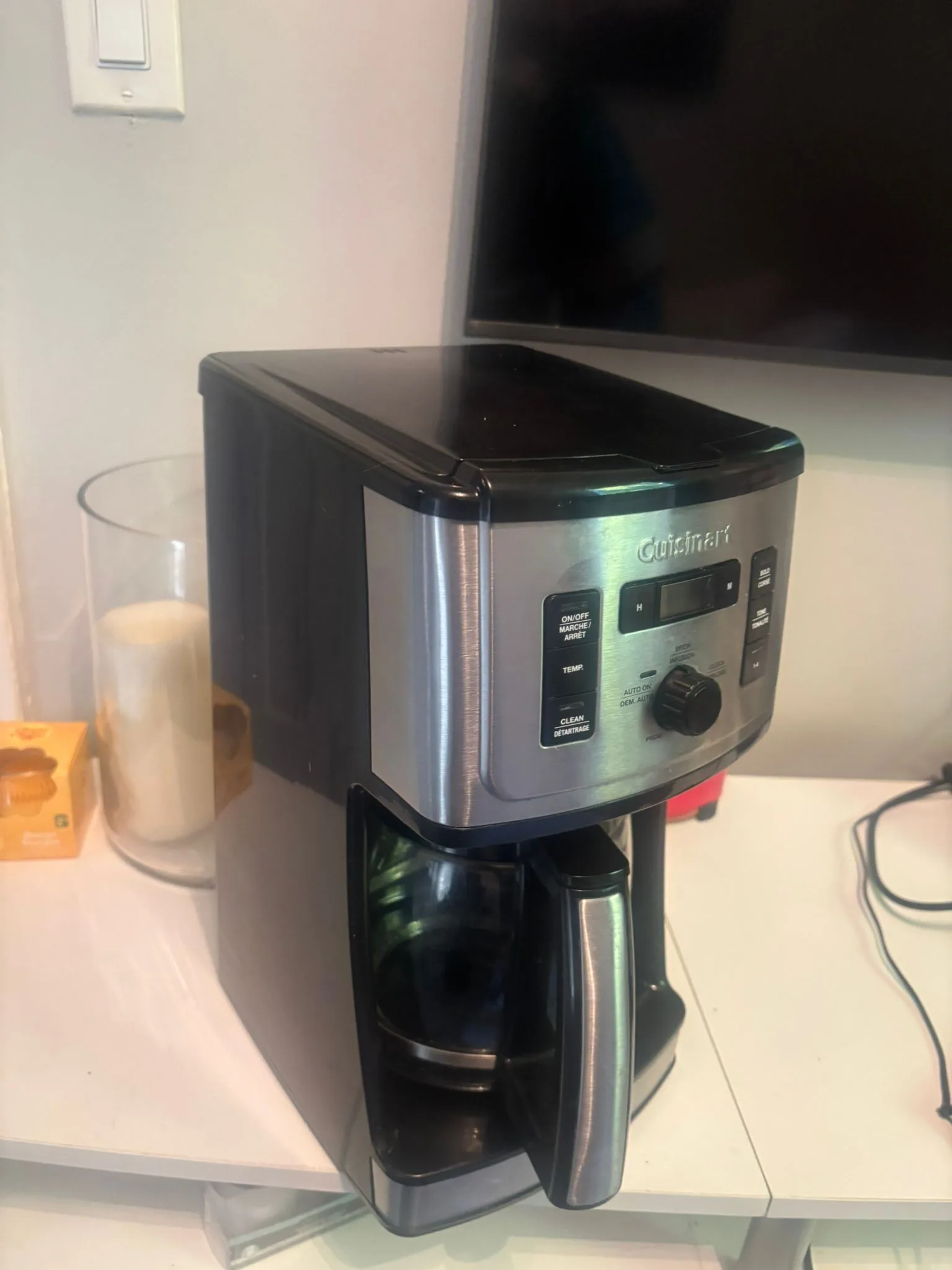 Cuisinart Programmable Coffee Maker 12-Cup Stainless Steel image indicator(4)