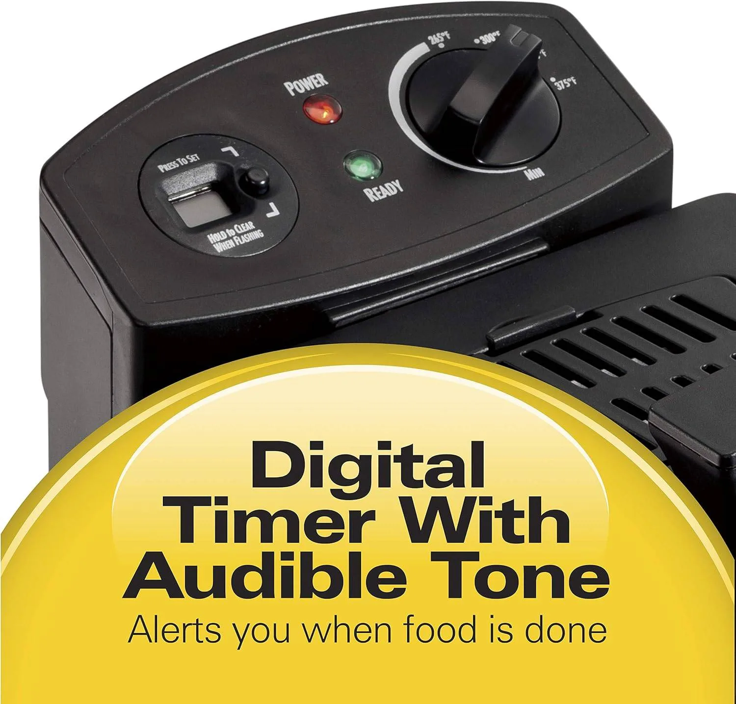 Hamilton Beach 3L Professional Grade Electric Deep Fryer image indicator(2)