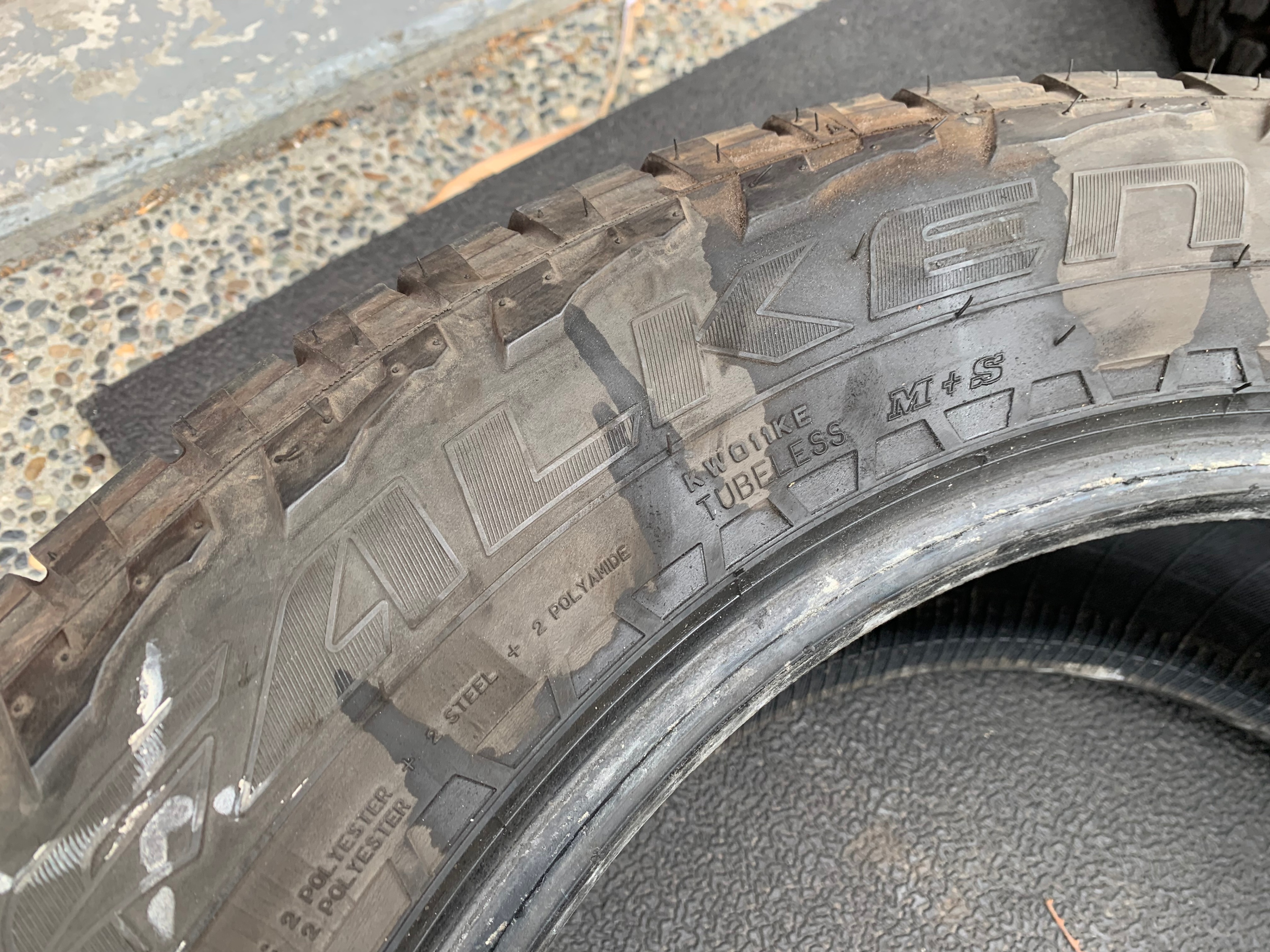 1 X single 275/55/20 M+S Falken wildpeak A/T AT3W A w 70% tread - photo 5