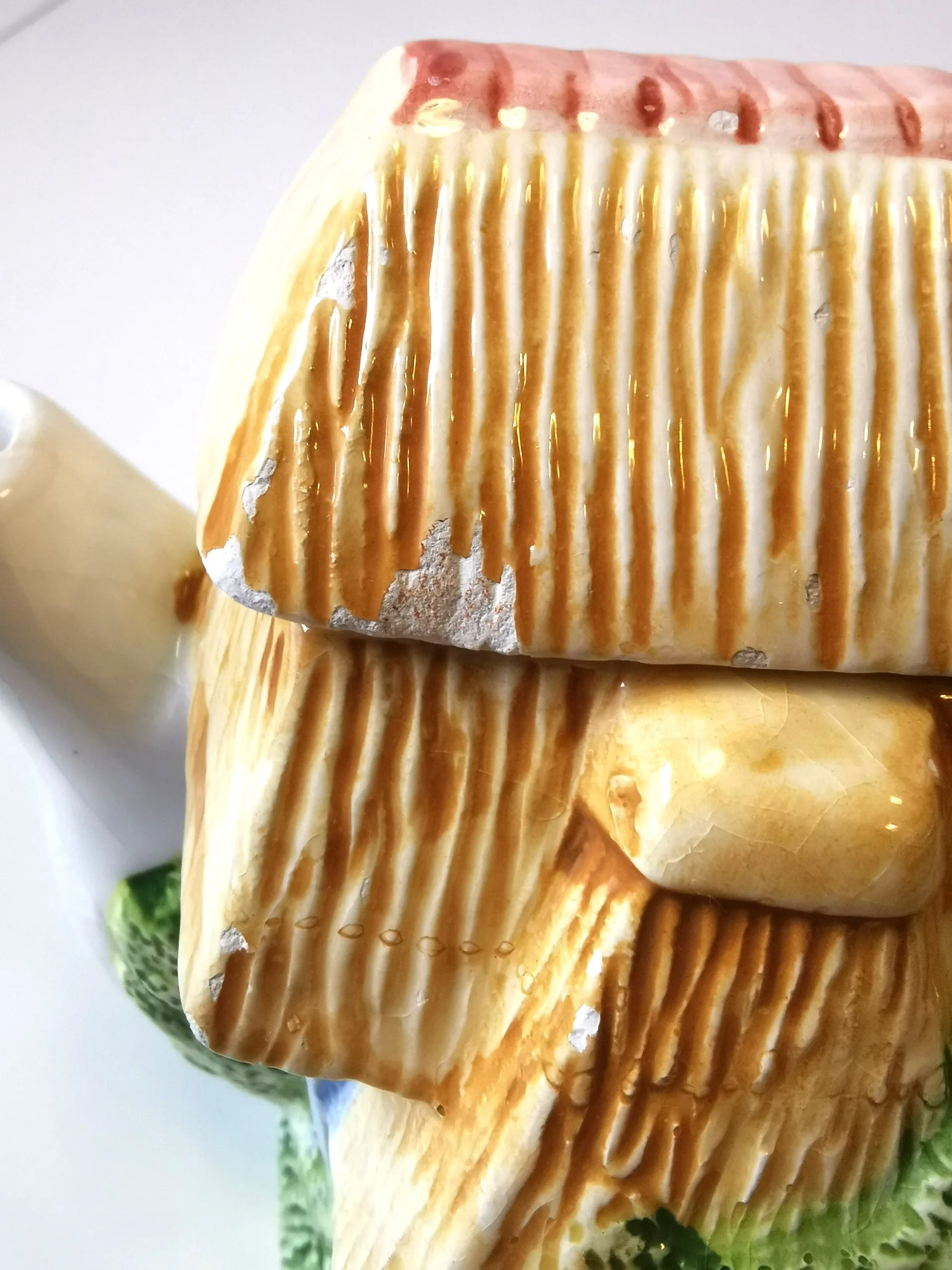 Vintage Cottage Tea Pot Ceramic image indicator(8)