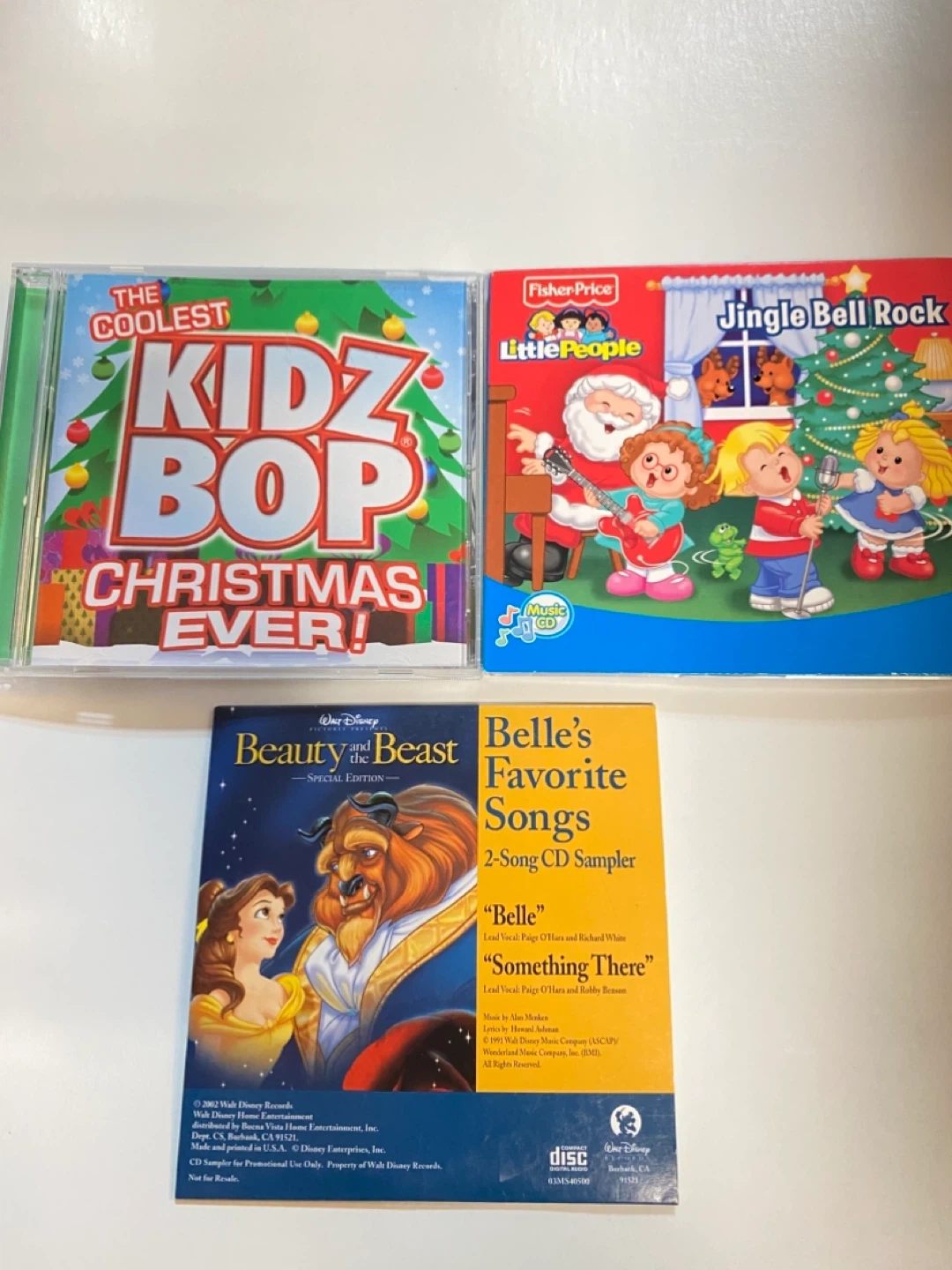 Disney Beauty & the Beast, Kidz Bop, Little People CDs