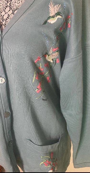 Muskoka Canada North Sportswear Women’s Hummingbird Cardigan Lg - photo 5