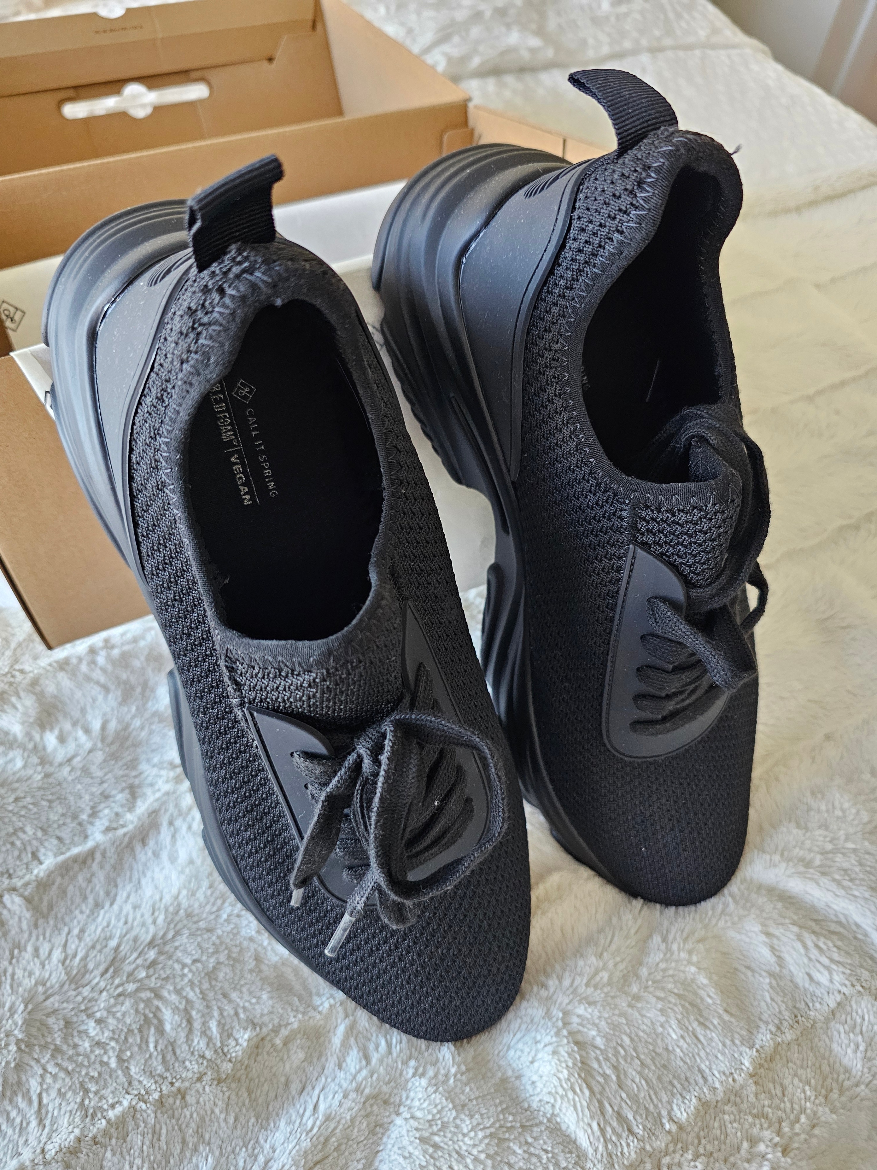 Men's Sneaker "CALL IT SPRING" Black Coloured "TREYY" Brand New - photo 3