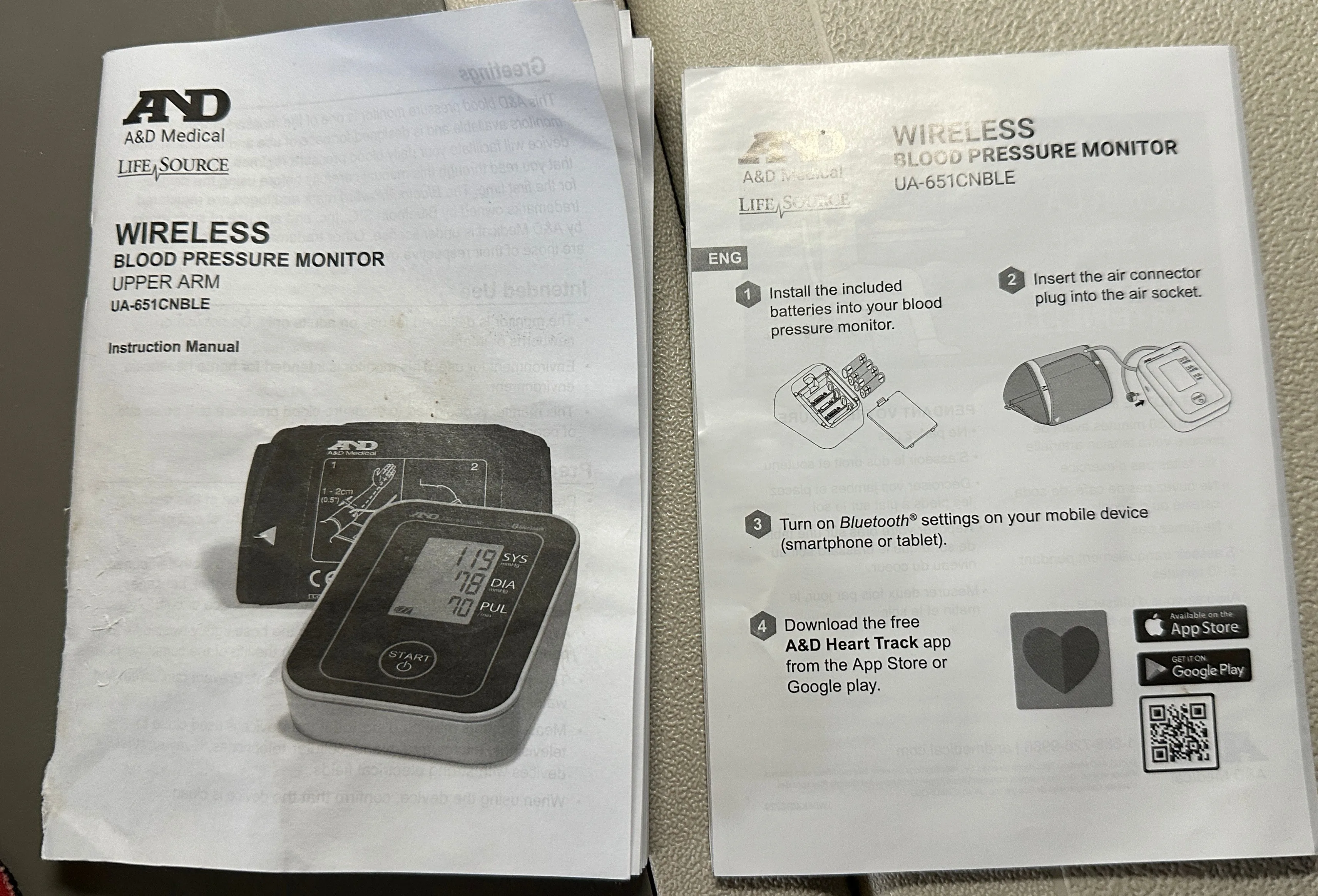 A&D Wireless Blood Pressure Monitor image indicator(3)