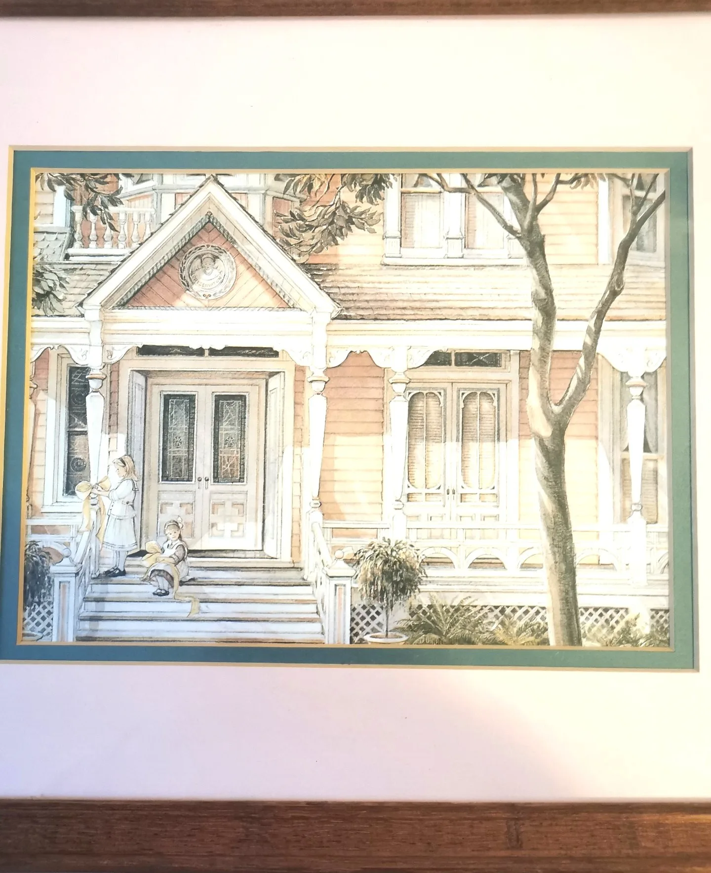 Trish Romance Yellow Ribbons Vintage Framed Print image indicator(4)