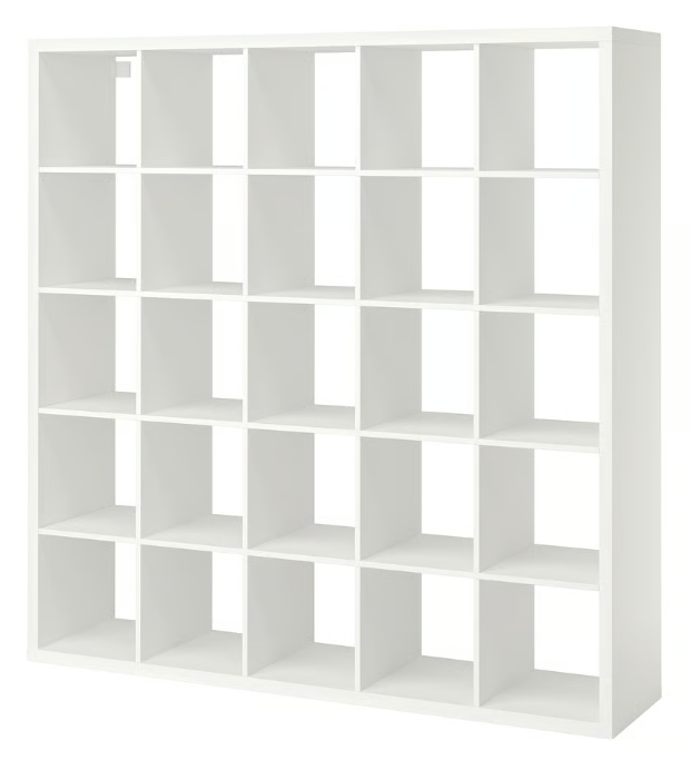 IKEA Kallax Shelving Unit - white, 182x182 cm (71 5/8x71 5/8 ") - photo 2