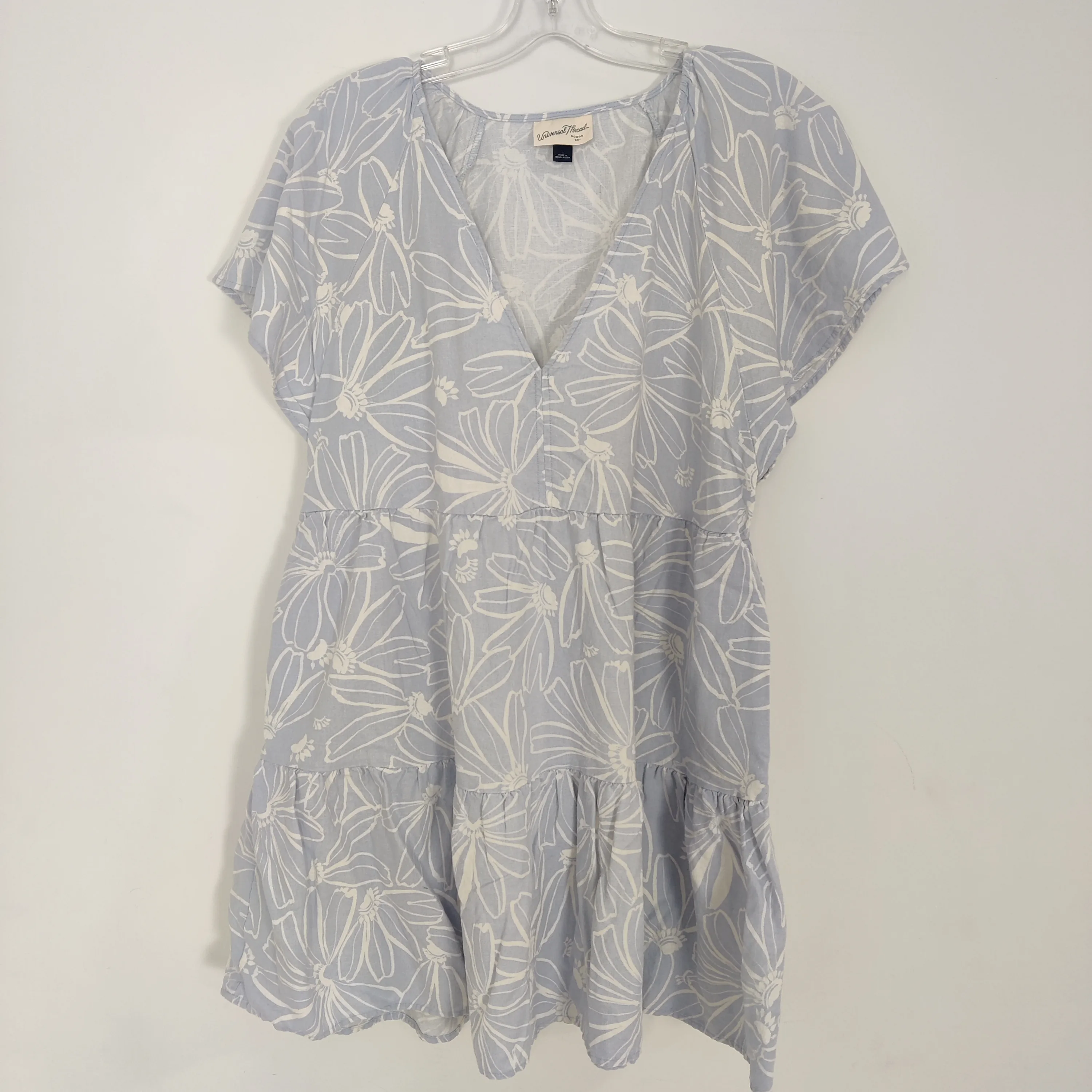 Universal Thread Flutter Short Sleeve Mini Skater Dress Sz Large thumbnail