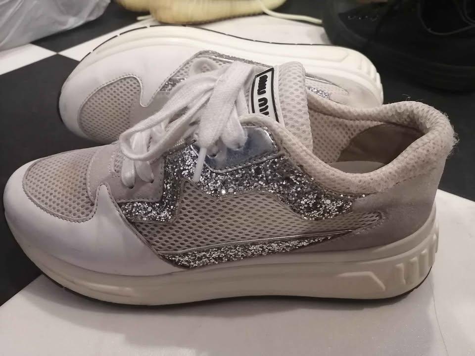 Miu miu white sneakers - photo 3