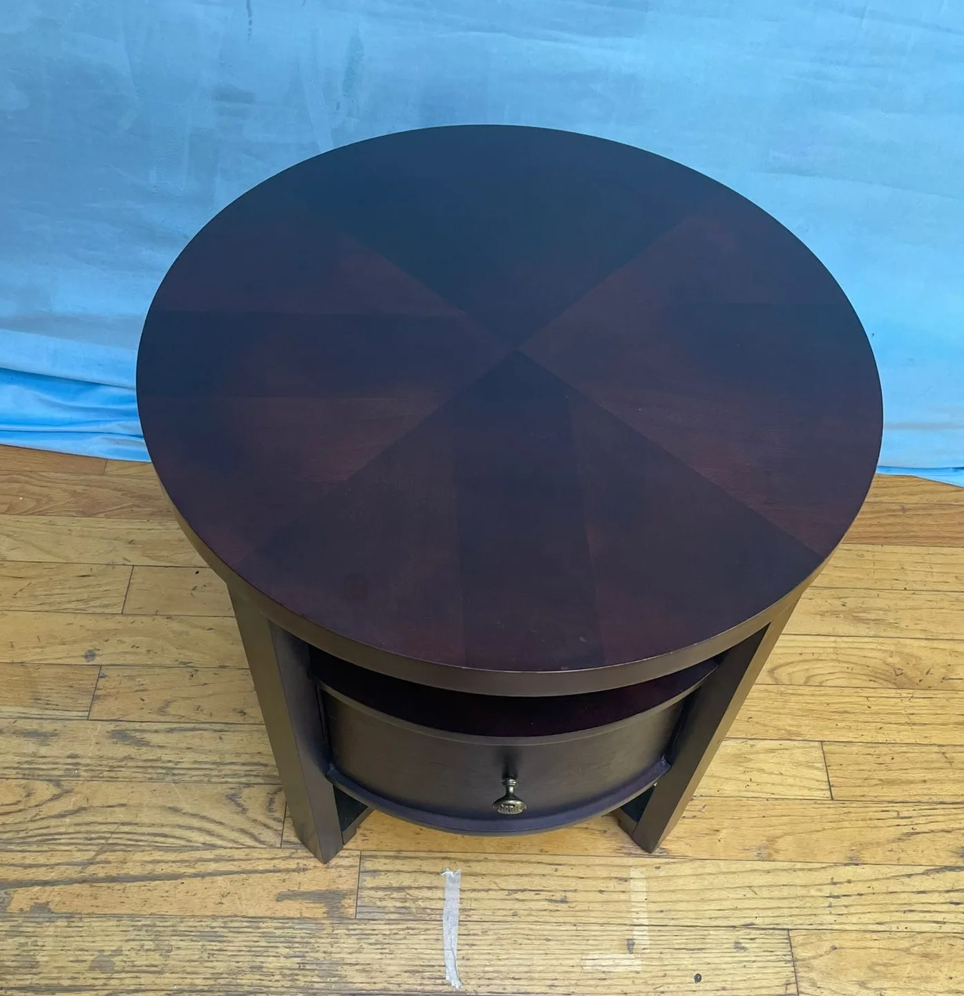 Mahogany Circular Side Table $30 image indicator(4)