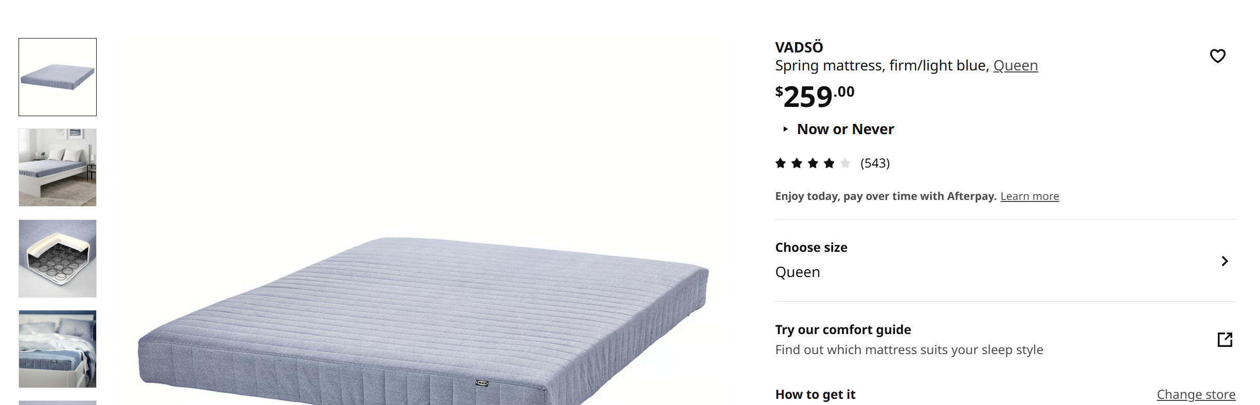 SONGESAND Bed frame + Mattress - photo 4