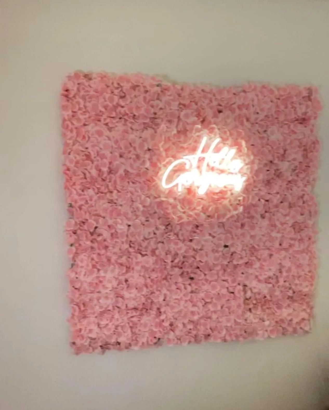 Blossom Red Artificial Floral Backdrop for Party image indicator(4)