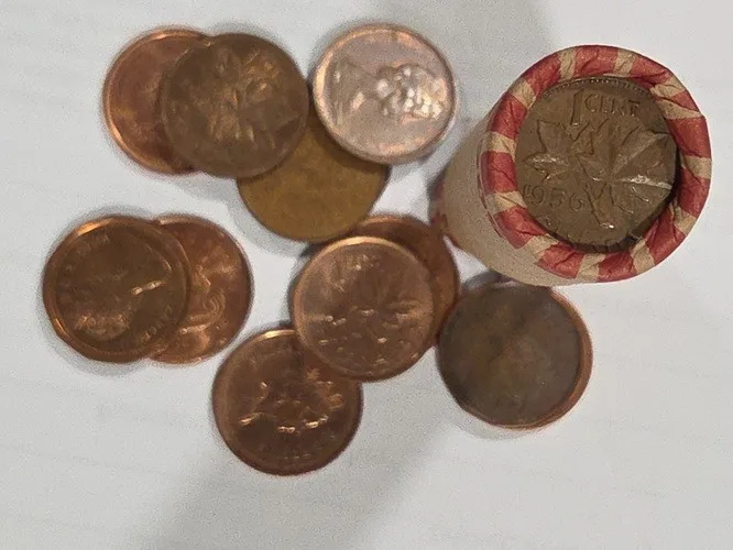 Canadian Rolled Pennies