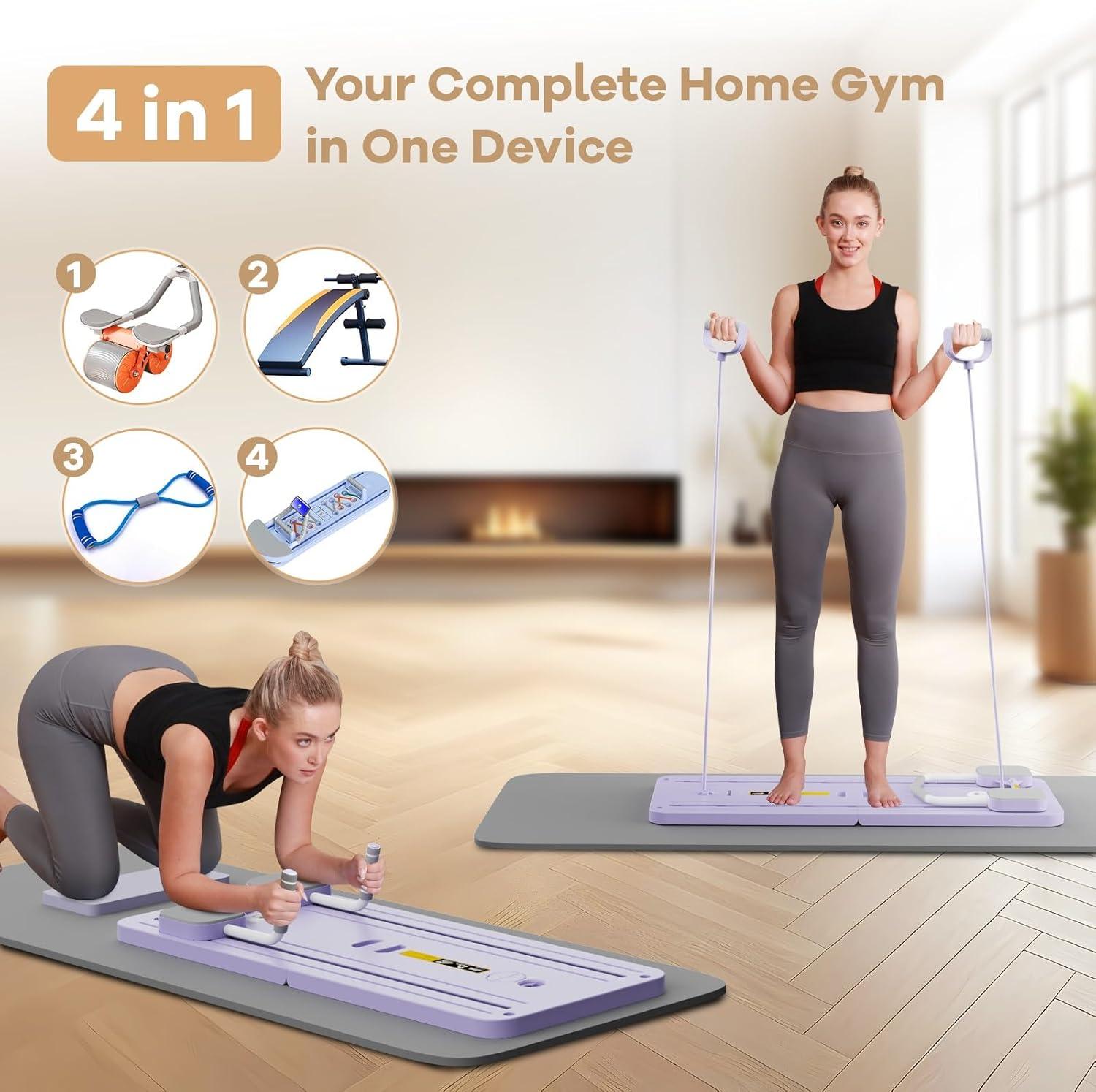 Home Gym Deal: NEW Foldable Ab/Pilates Core Trainer Auto-Rebound