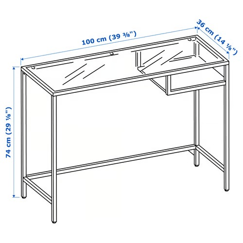 IKEA VITTSJÖ Laptop table - photo 2