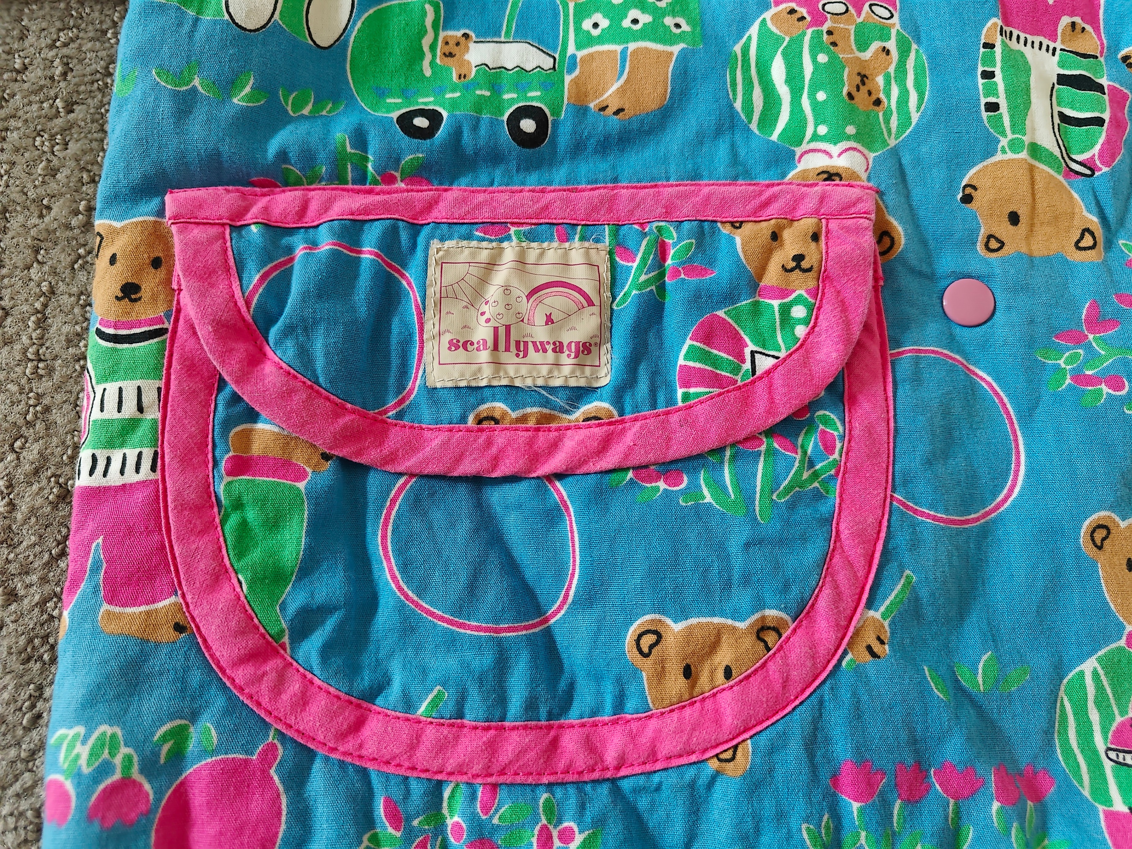 Scallywags Vintage Reversible Jacket Girl Child Clothes - Size 8 - photo 4