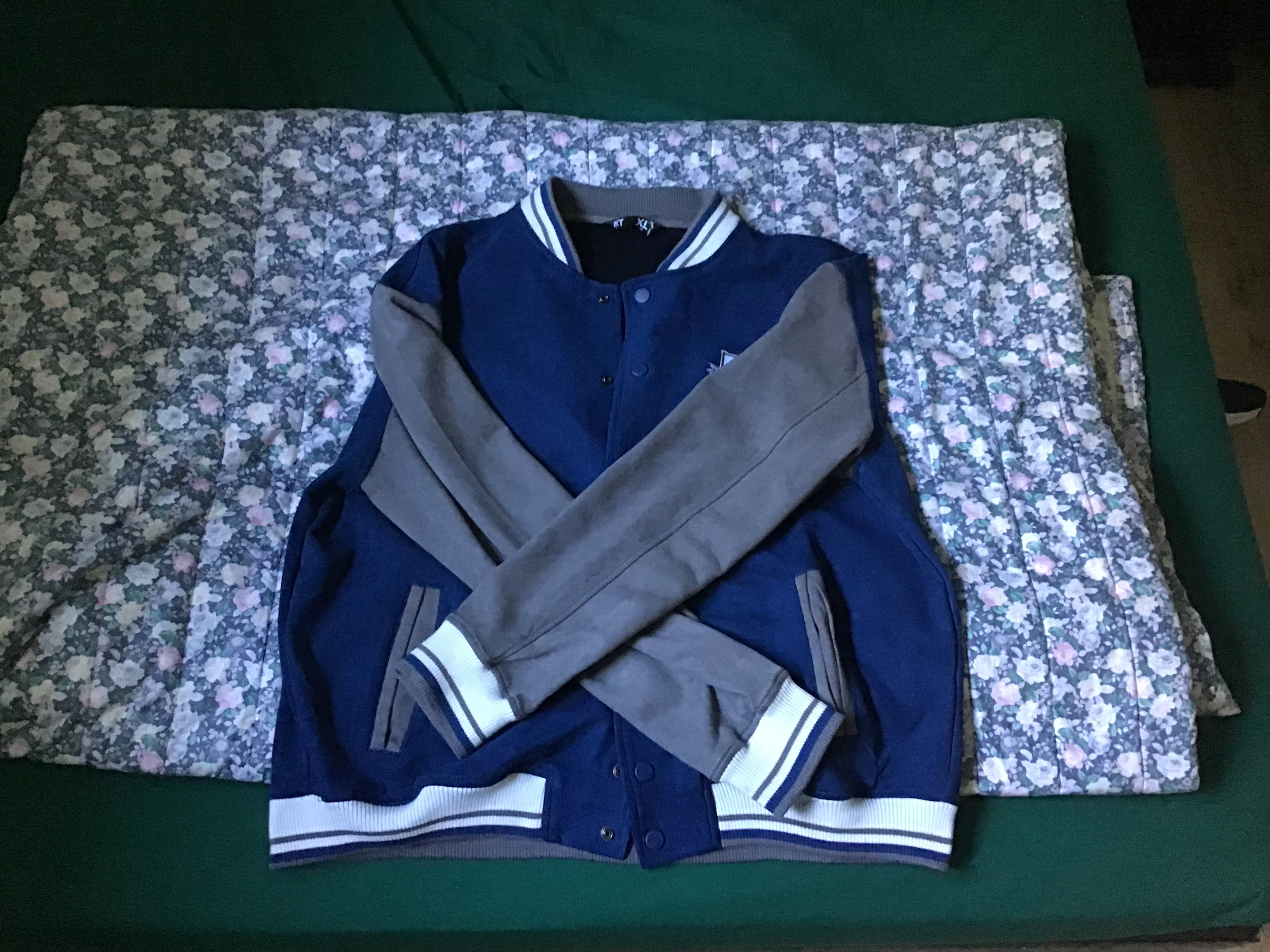 Varsity Dark Blue Hoodie - photo 2