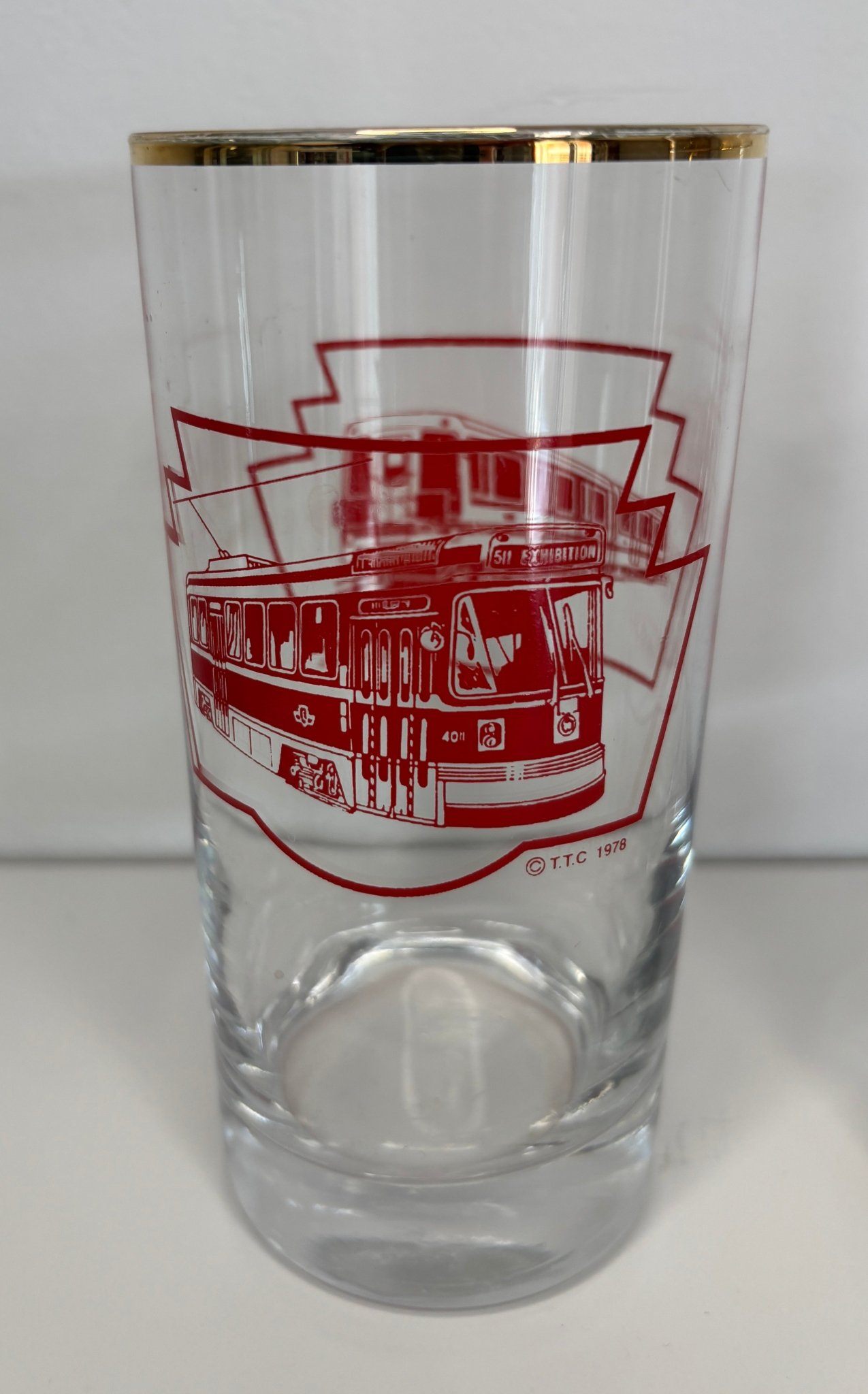 Vintage Toronto Transit Commission TTC Vehicle Drink Glasses - photo 2
