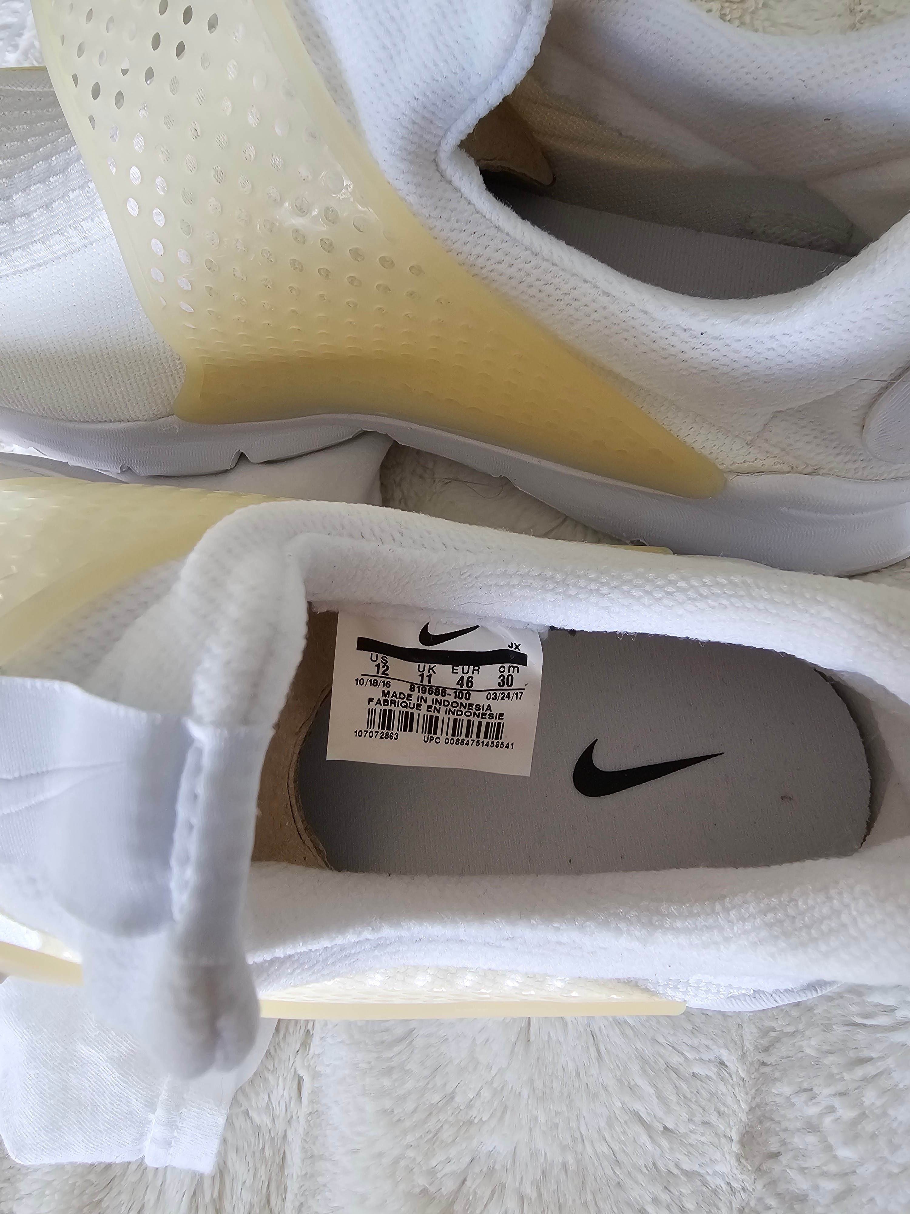 Nike White Slip On Brand New Size 12 Men's - photo 4