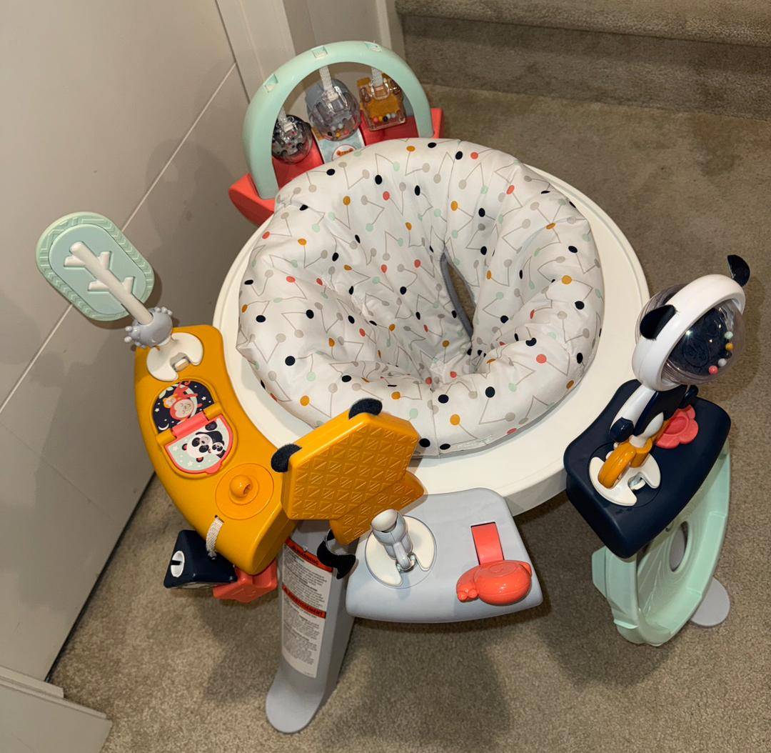 Fisher-Price Baby to Toddler Toy 3-in-1Spin/Sort Activity Center