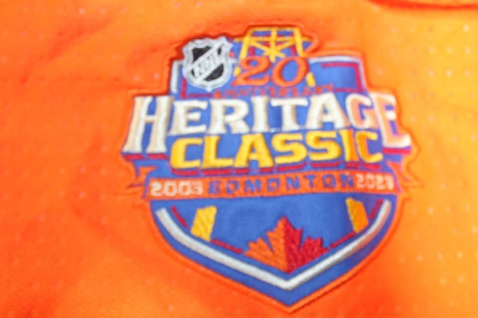 NHL Heritage Classic Edmonton Oilers Leon Draisaitl Jersey Large - photo 4