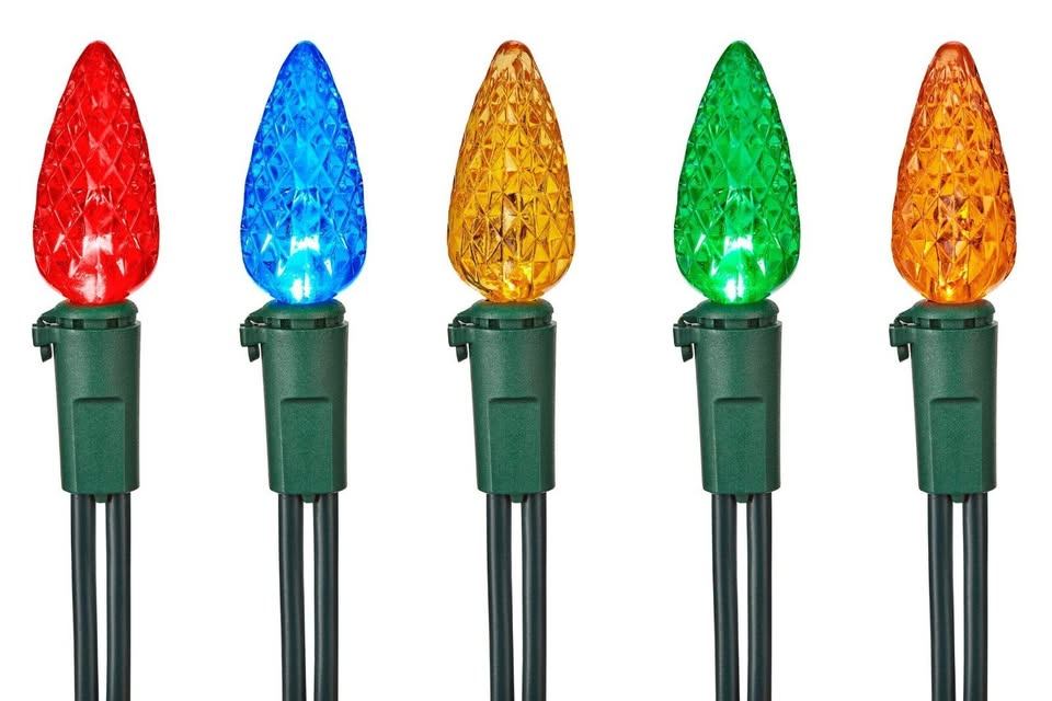 NOMA Outdoor Christmas Lights C6 LED 100, Multi Colour 33.67ft - photo 2