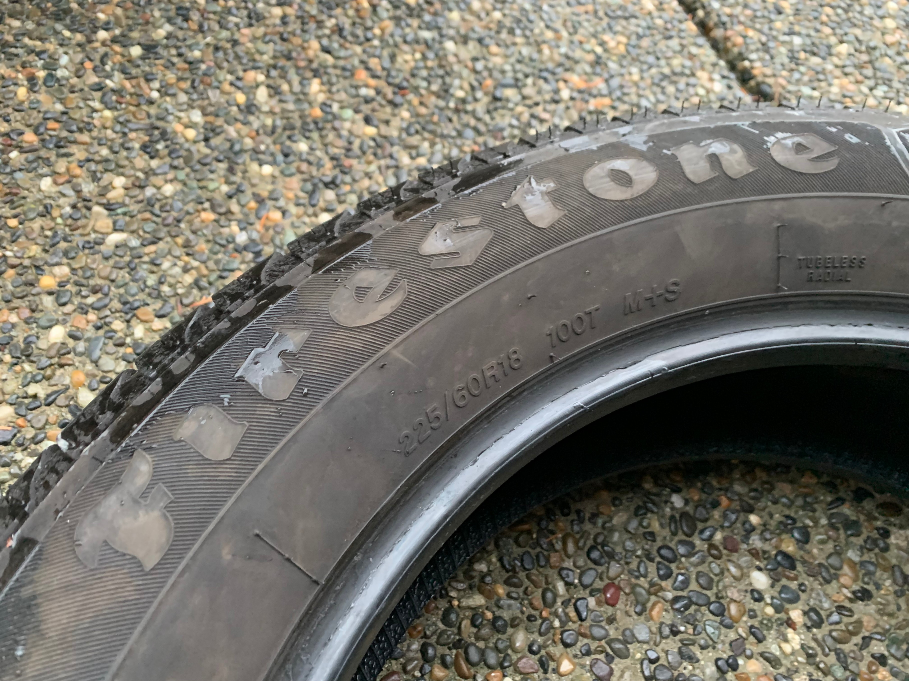 1 X single 225/60/18 M+S Firestone All Season with 65% tread - photo 5
