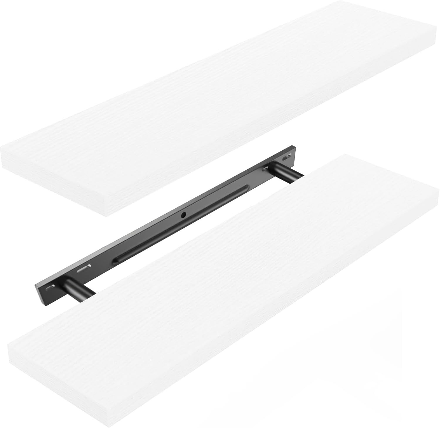 White Floating shelves